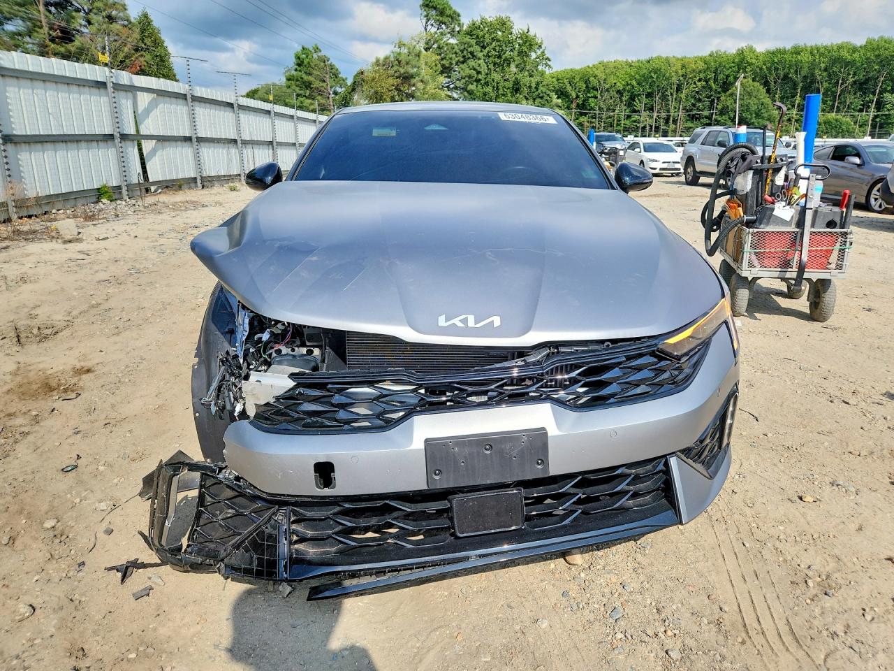 2025 Kia K5 Gt Gray vin: KNAG44J8XS5348423