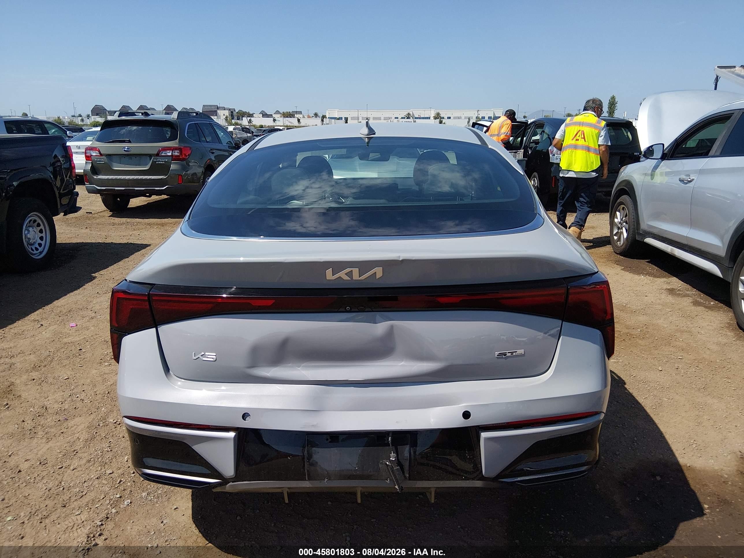 2025 Kia K5 Gt-line Серый vin: KNAG64J72S5326708