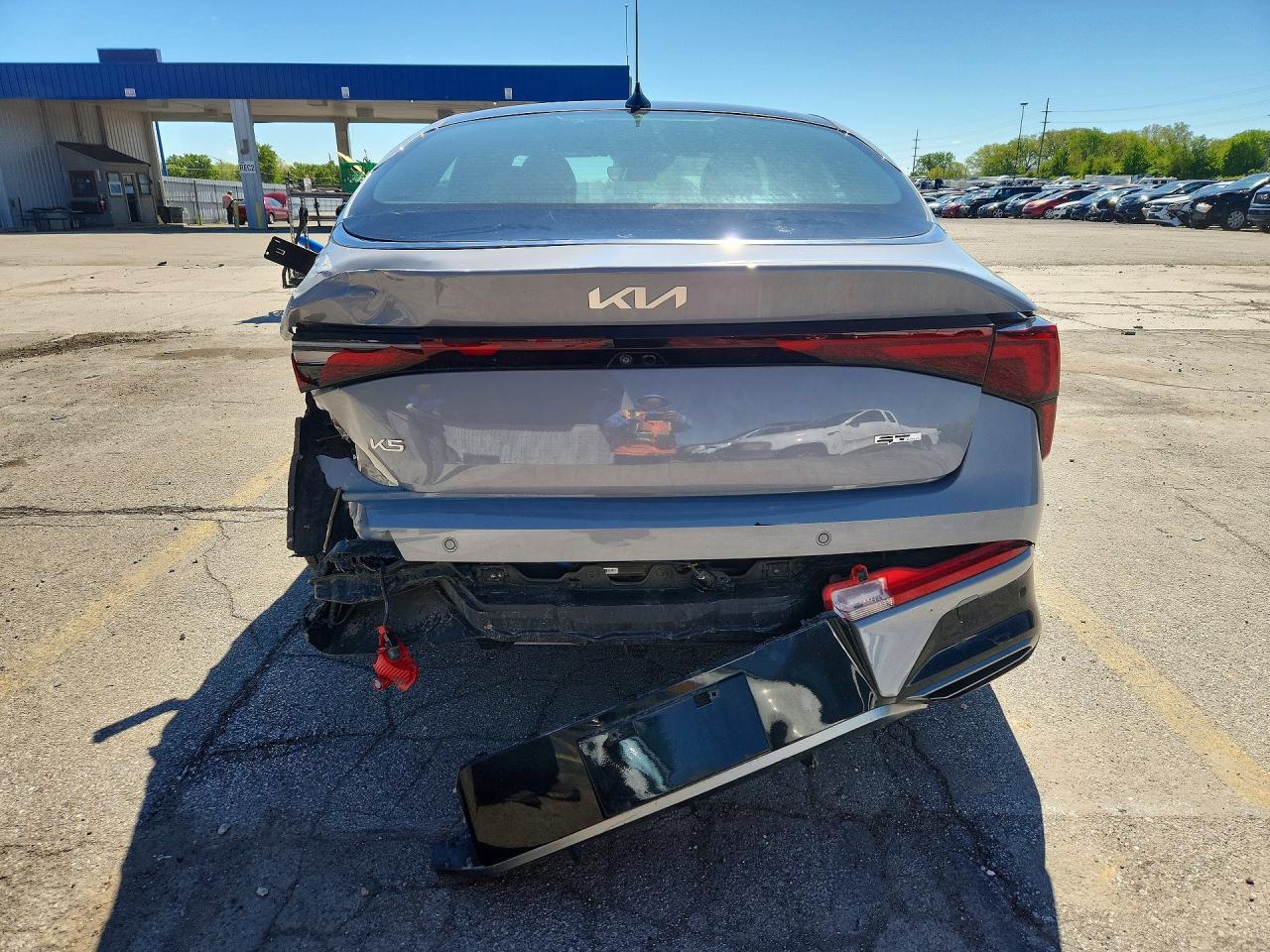 2025 Kia K5 Gt Line Серый vin: KNAG64J75S5280078
