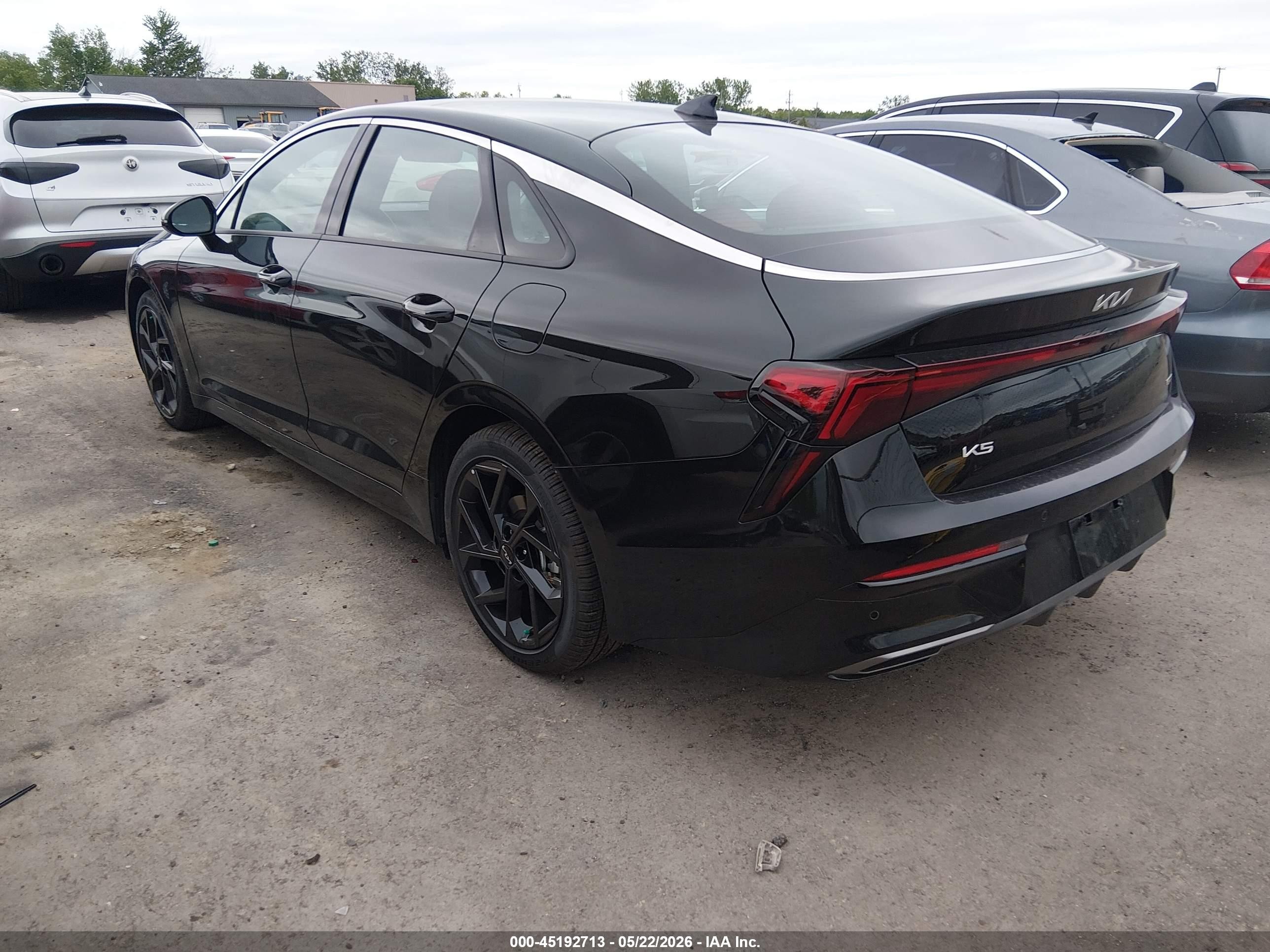2026 Kia K5 Gt-line Awd Black vin: KNAG64J76T5413447