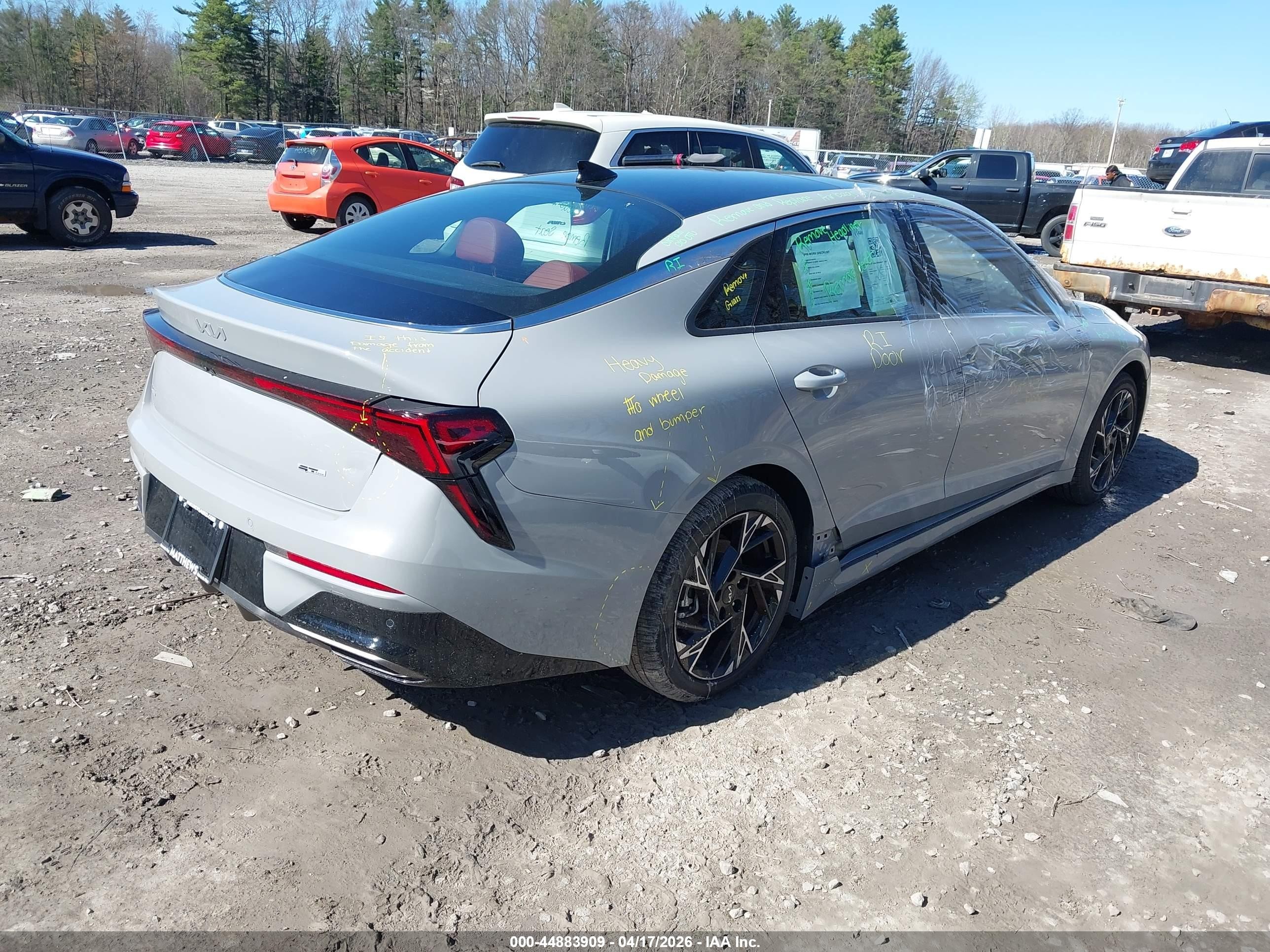 2025 Kia K5 Gt-line Серый vin: KNAG64J78S5385794