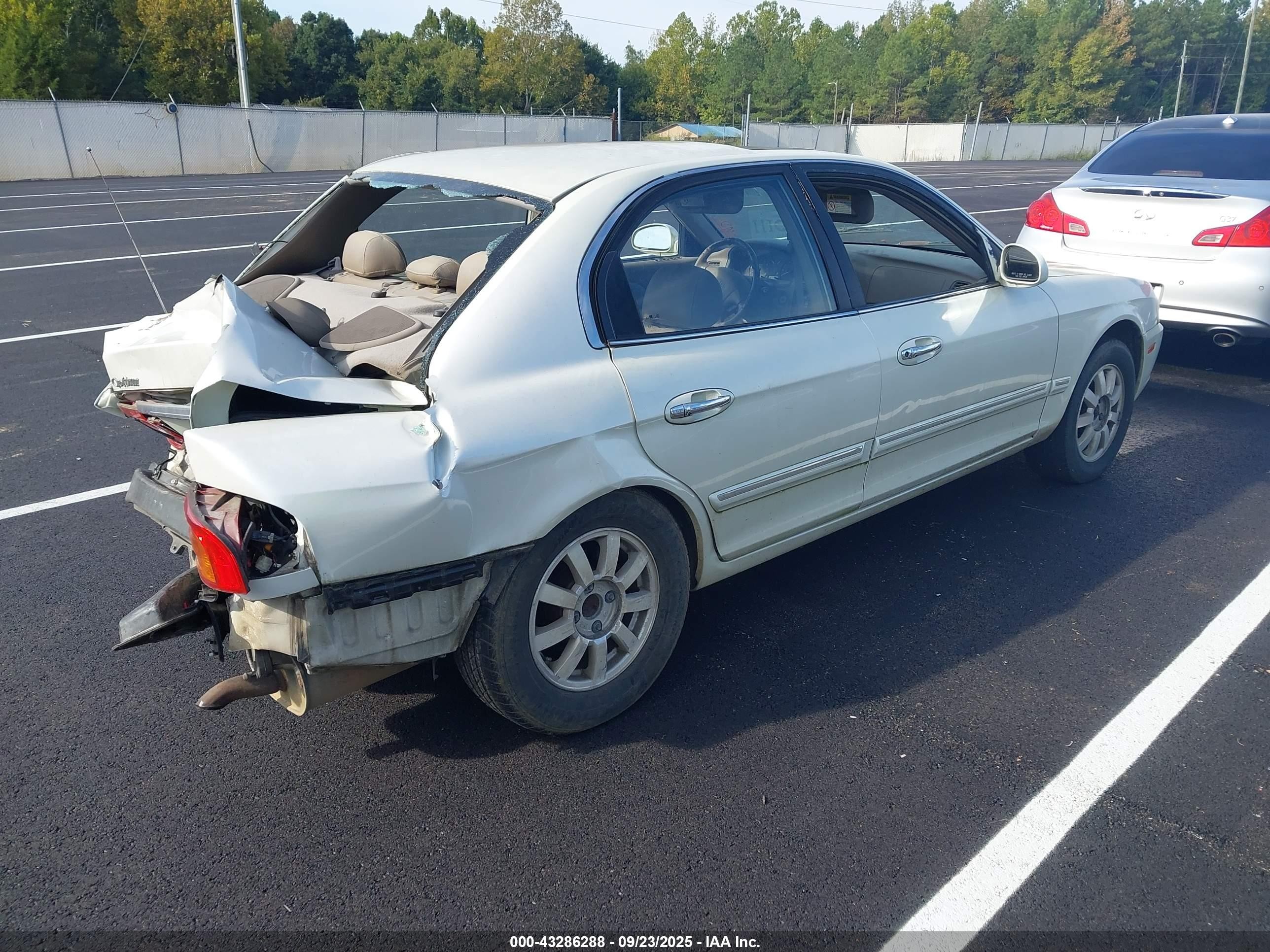 2001 Kia Optima Lx V6/se V6 White vin: KNAGD124815092274