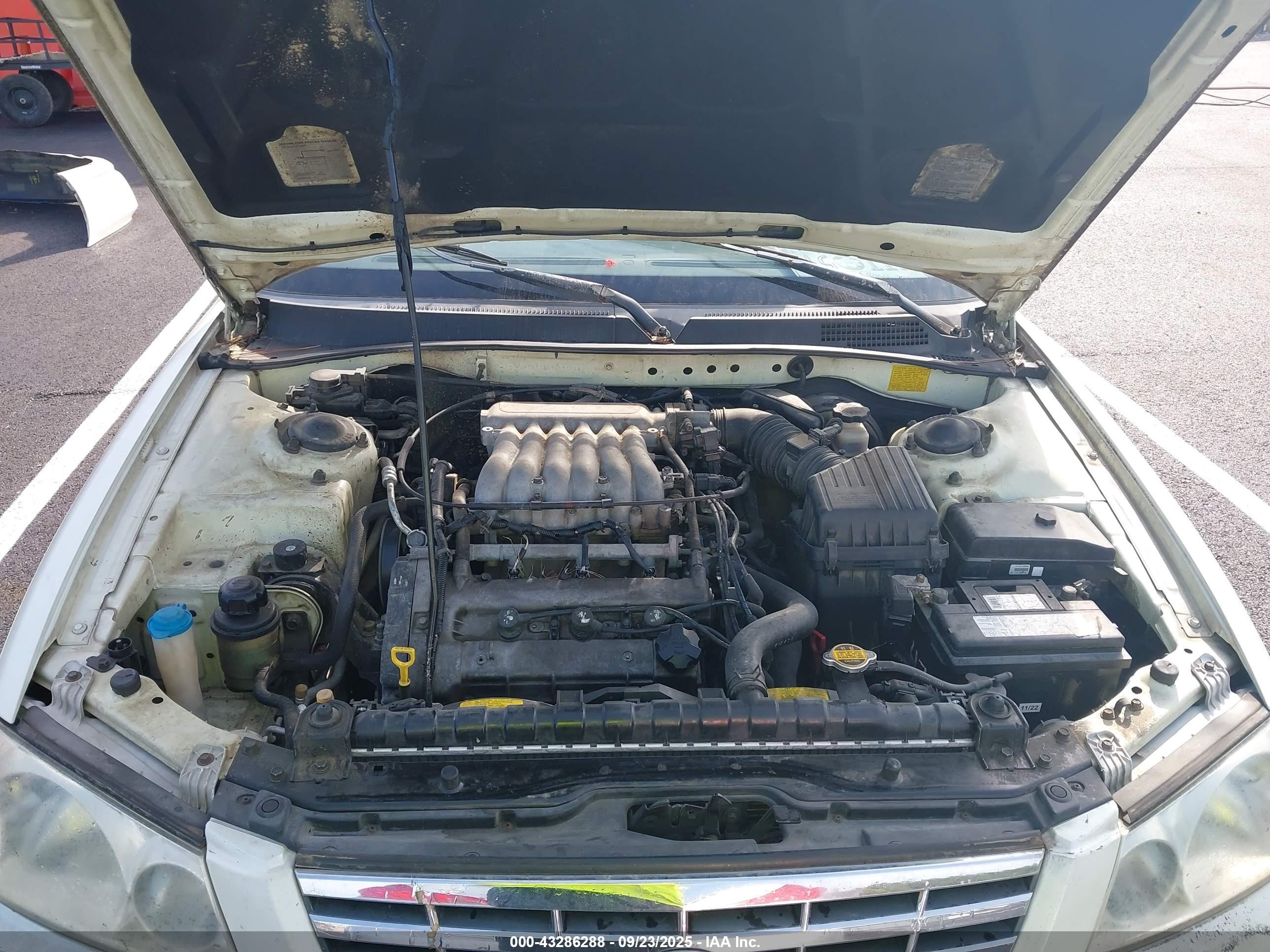2001 Kia Optima Lx V6/se V6 White vin: KNAGD124815092274