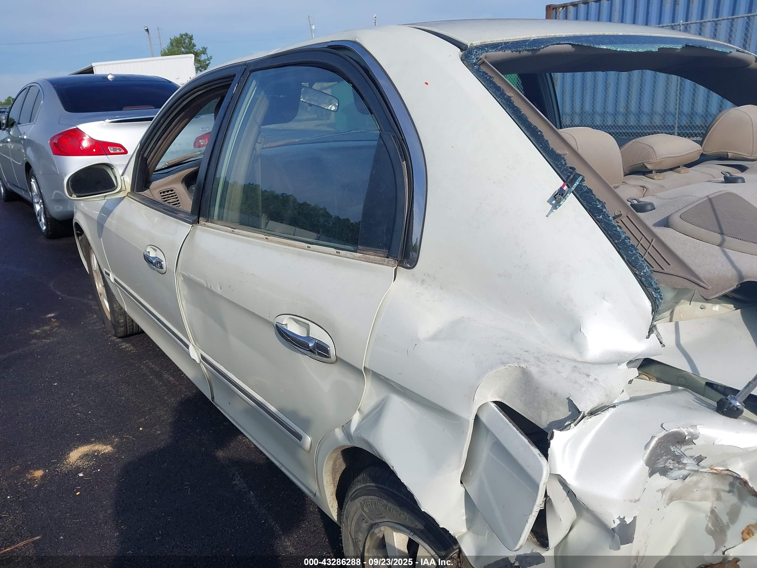 2001 Kia Optima Lx V6/se V6 White vin: KNAGD124815092274