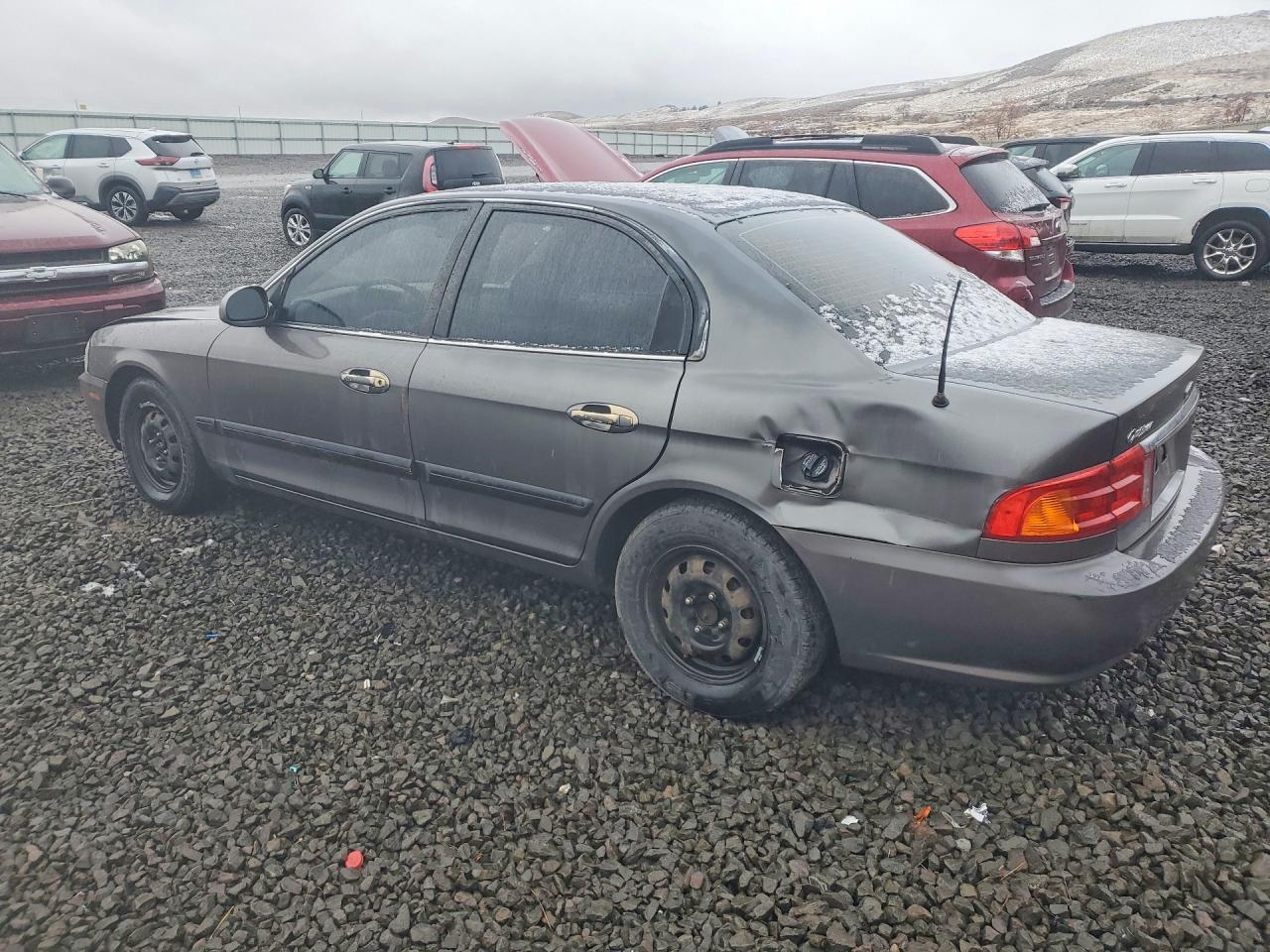 2001 Kia Optima Lx Gray vin: KNAGD126015092500