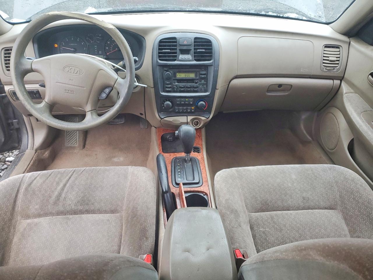 2001 Kia Optima Lx Gray vin: KNAGD126015092500