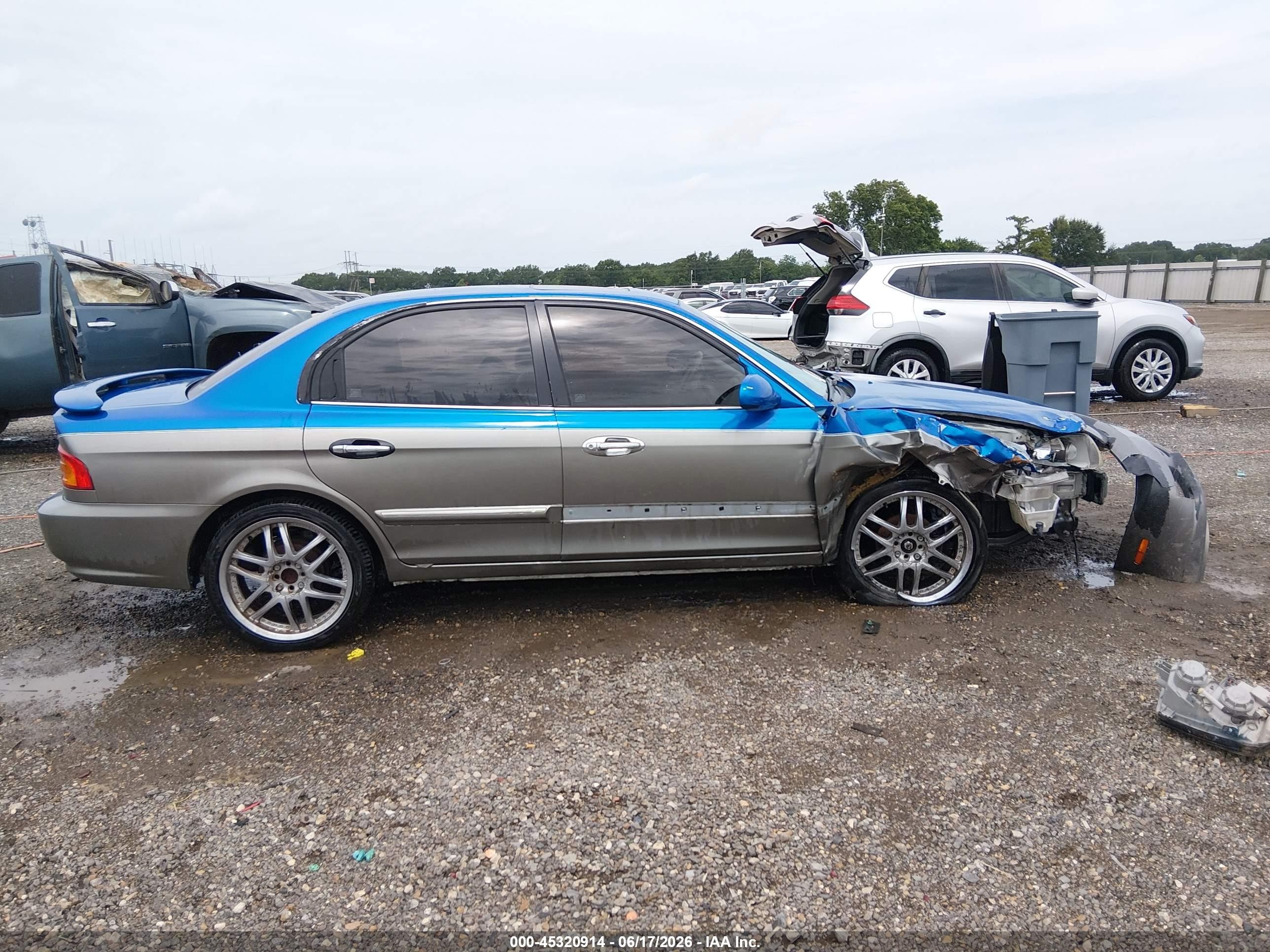 2002 Kia Optima Lx/se Gray vin: KNAGD126025144225