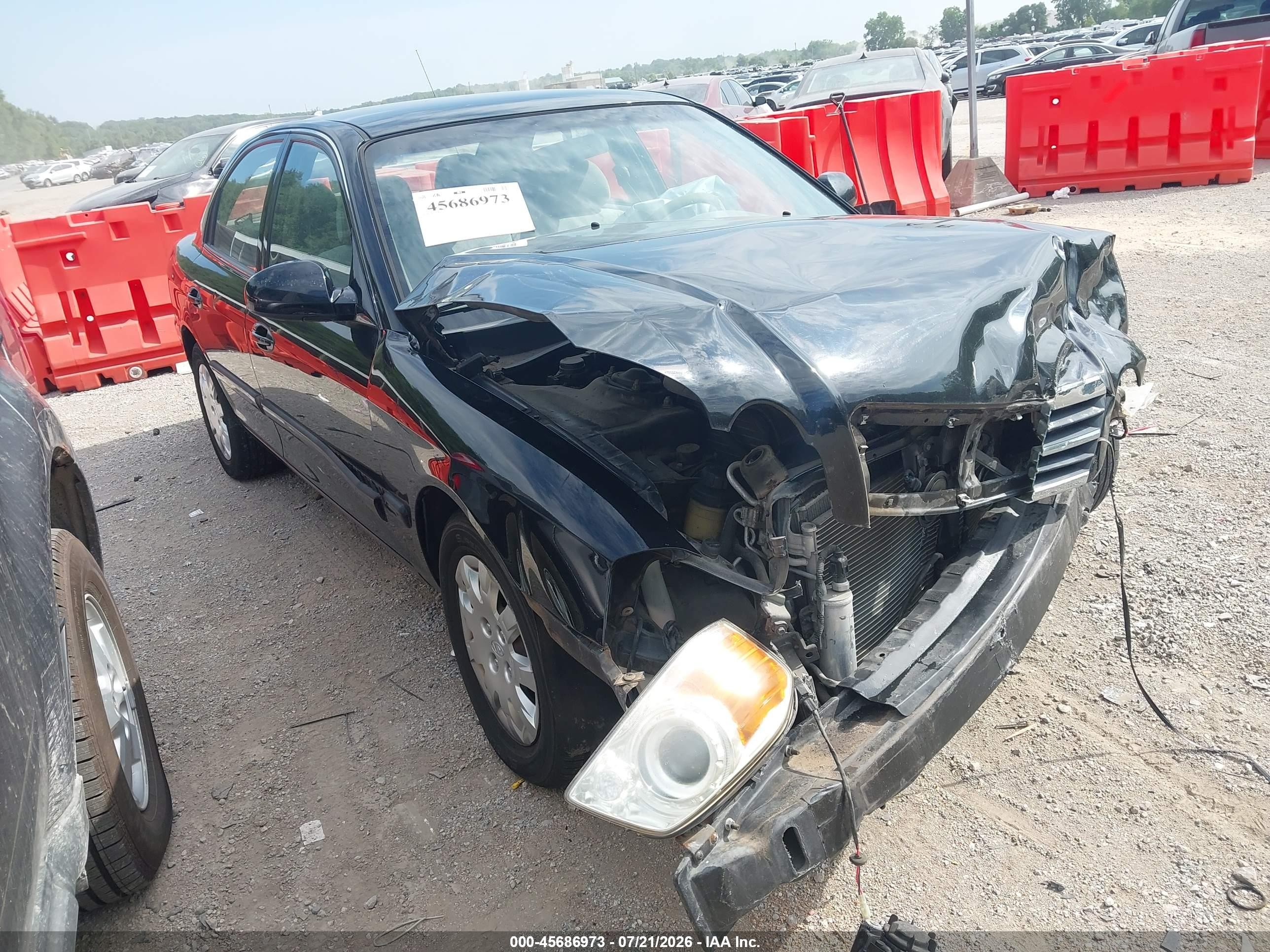 2004 Kia Optima Ex/lx Black vin: KNAGD126045327398