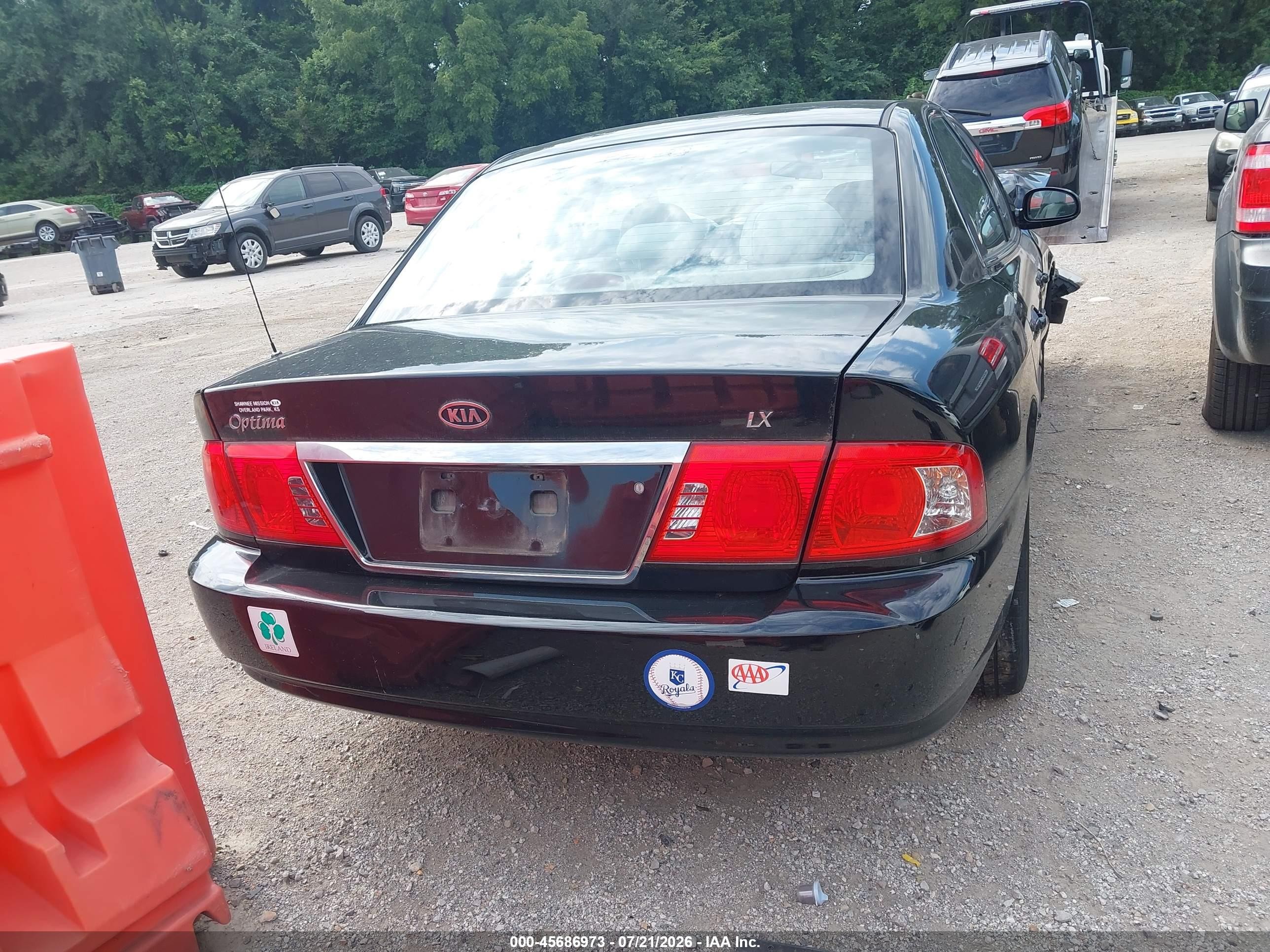 2004 Kia Optima Ex/lx Black vin: KNAGD126045327398