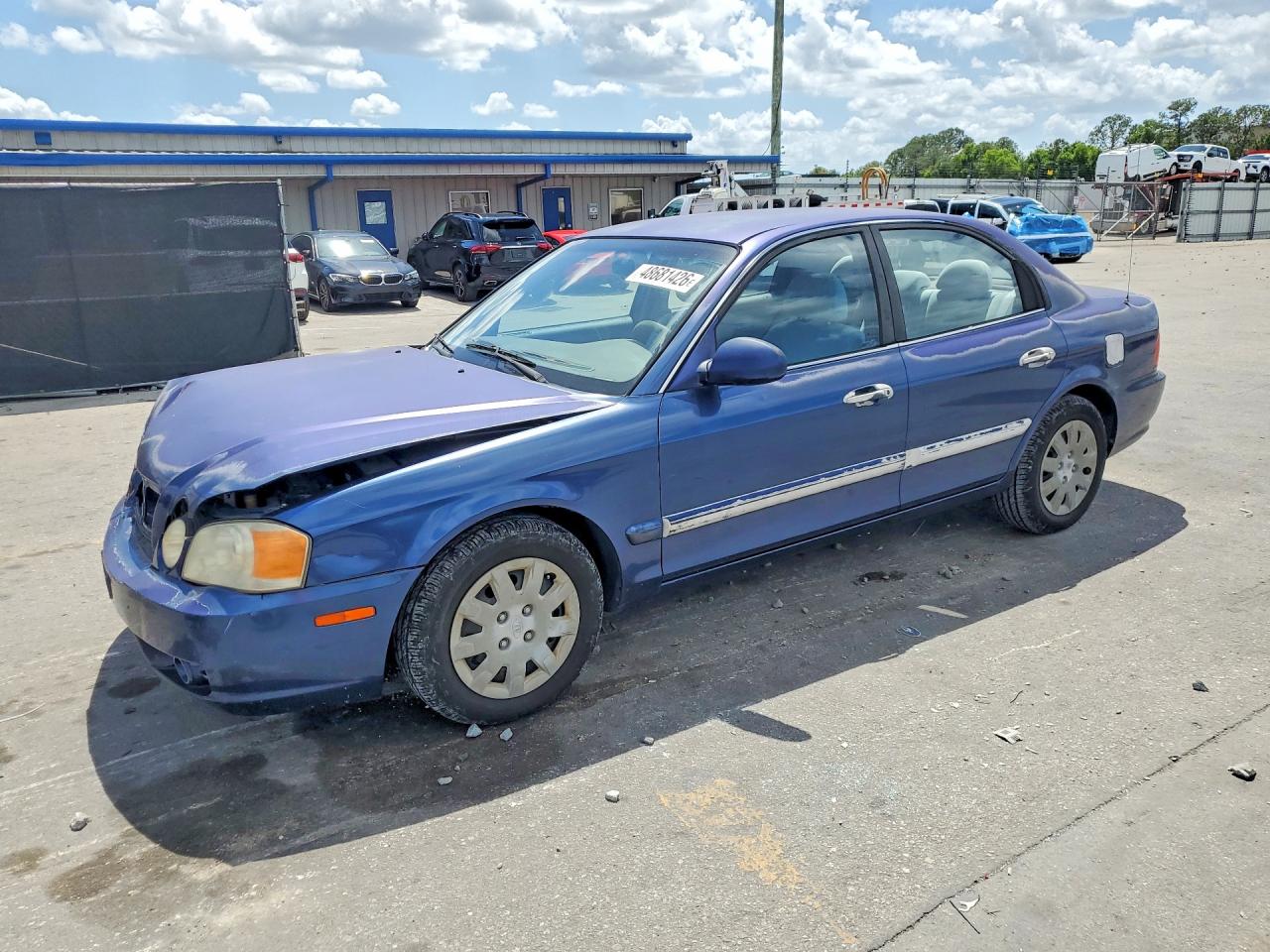2004 Kia Optima Lx Синий vin: KNAGD126045342385