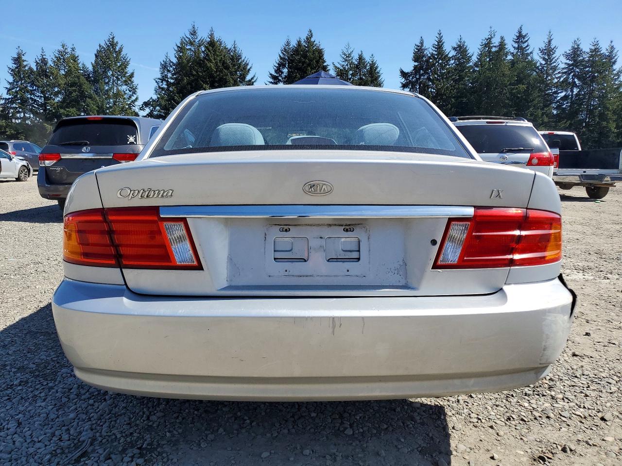 2001 Kia Optima Lx Silver vin: KNAGD126115032175