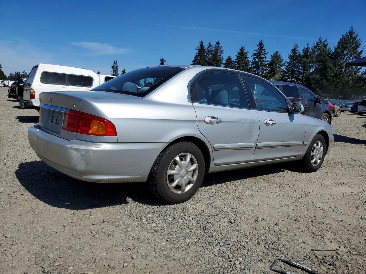 2001 Kia Optima Lx Silver vin: KNAGD126115032175