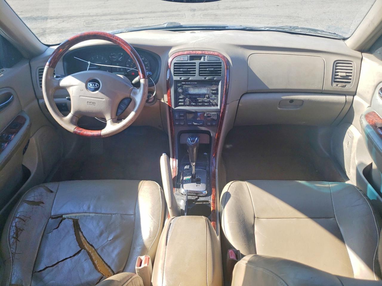 2003 Kia Optima Lx Tan vin: KNAGD126135204482