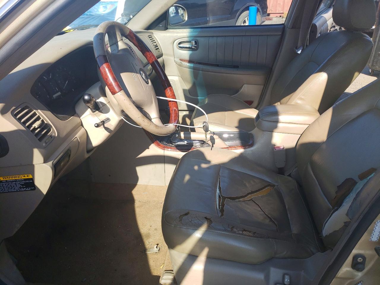 2003 Kia Optima Lx Tan vin: KNAGD126135204482