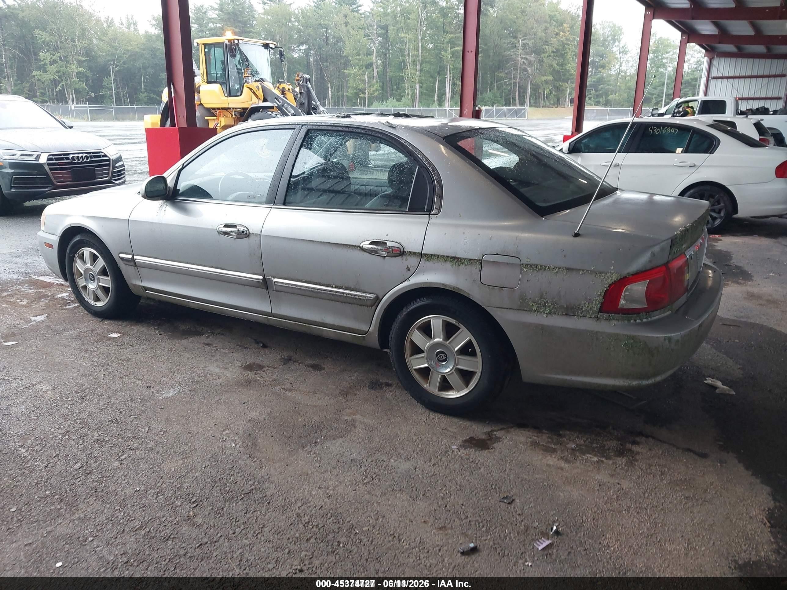 2003 Kia Optima Lx/se Серебряный vin: KNAGD126135228488