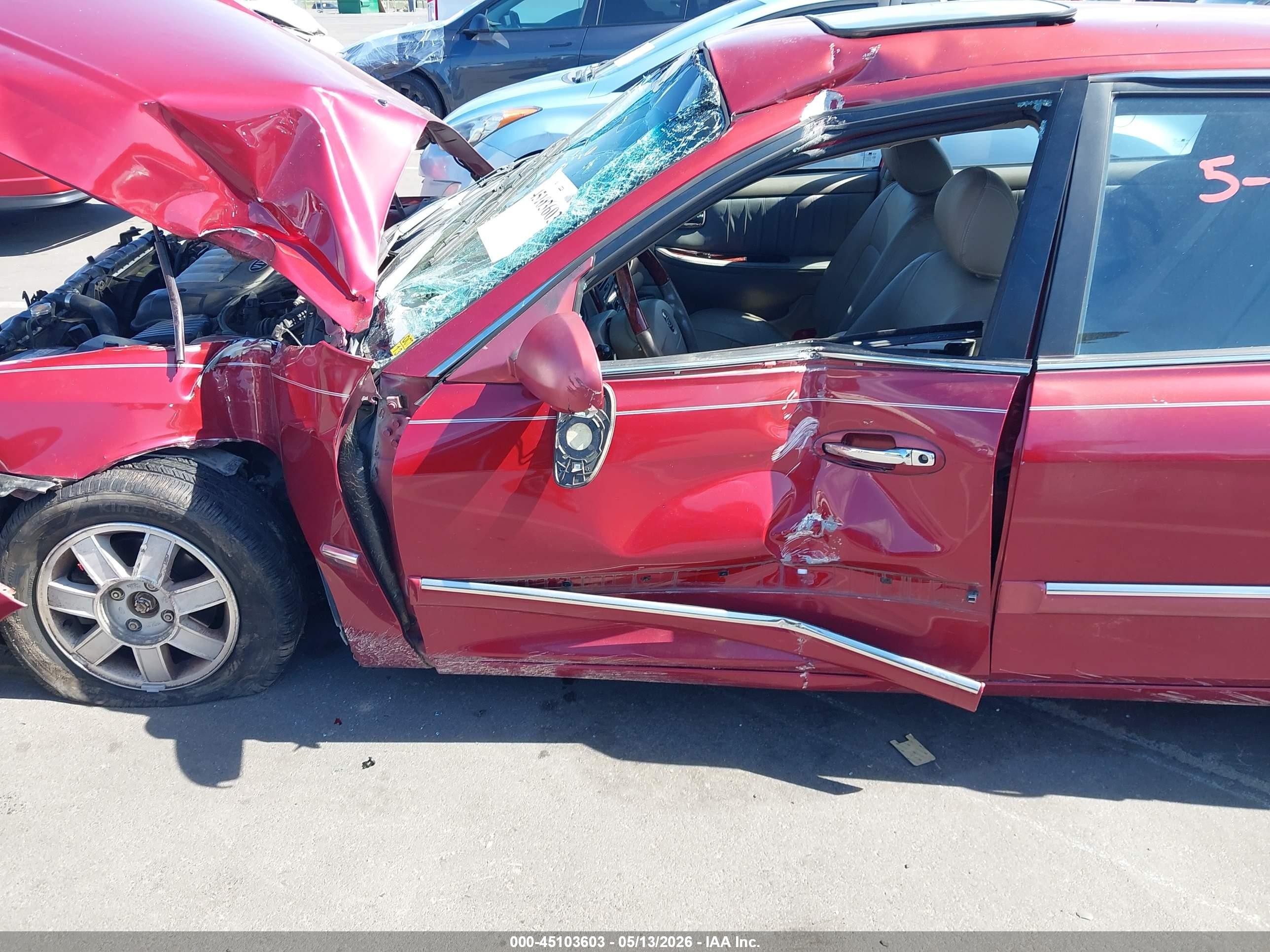 2003 Kia Optima Lx/se Maroon vin: KNAGD126135245209