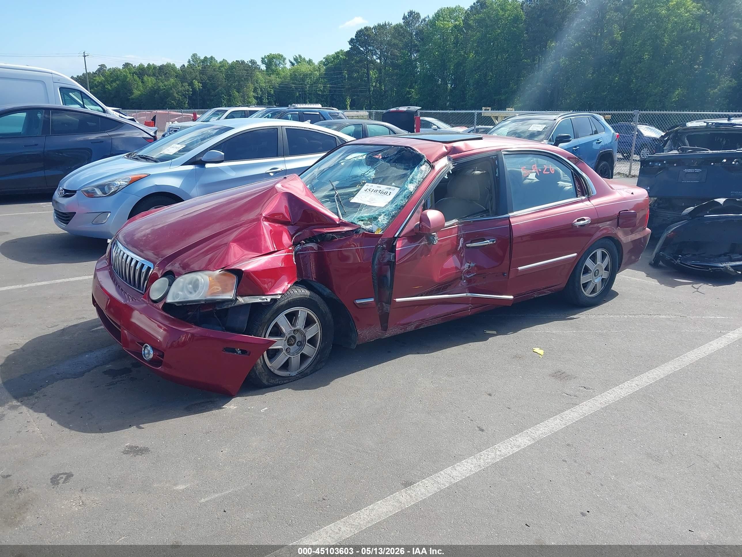 2003 Kia Optima Lx/se Maroon vin: KNAGD126135245209
