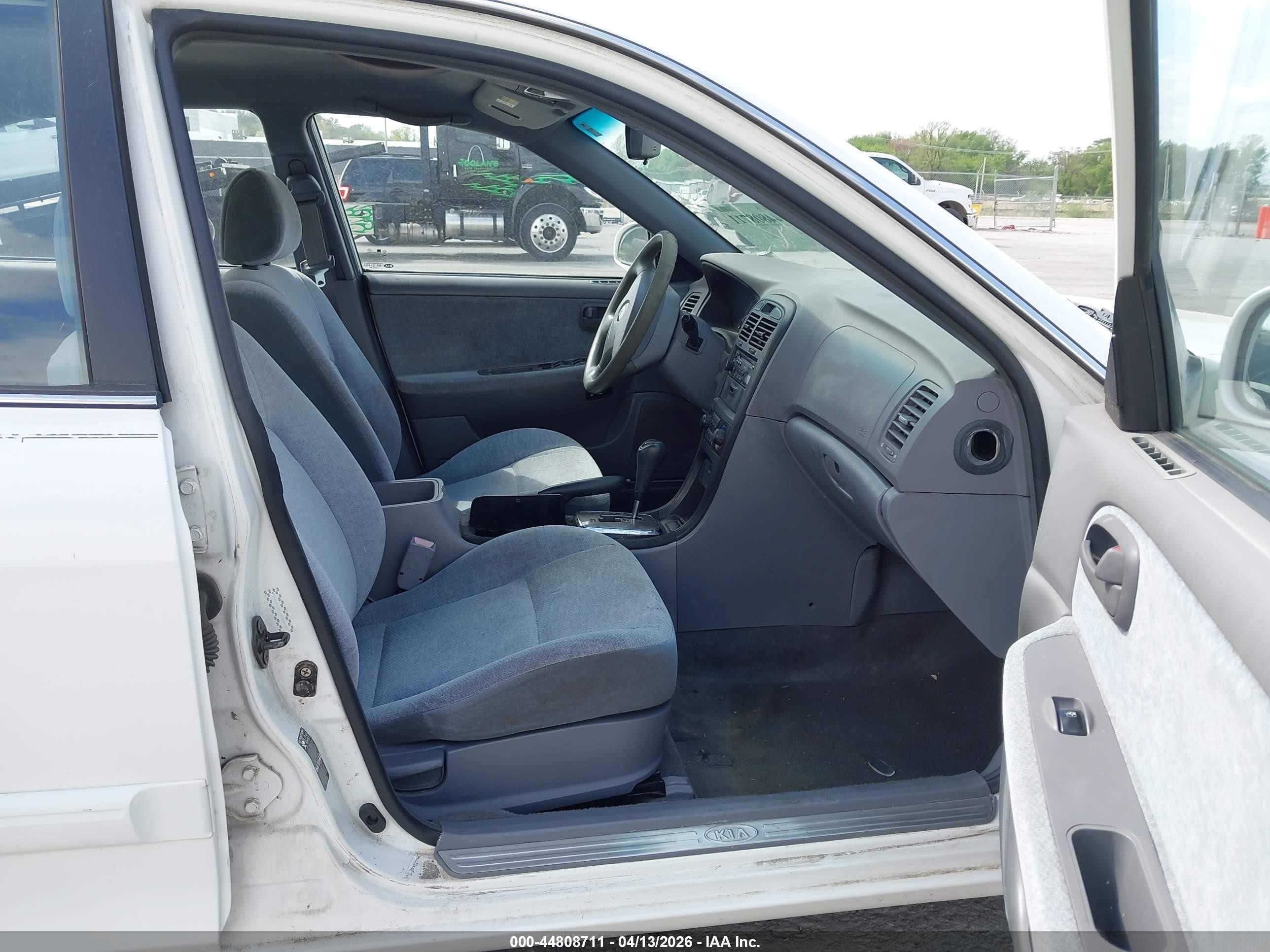 2004 Kia Optima Ex/lx White vin: KNAGD126145308990
