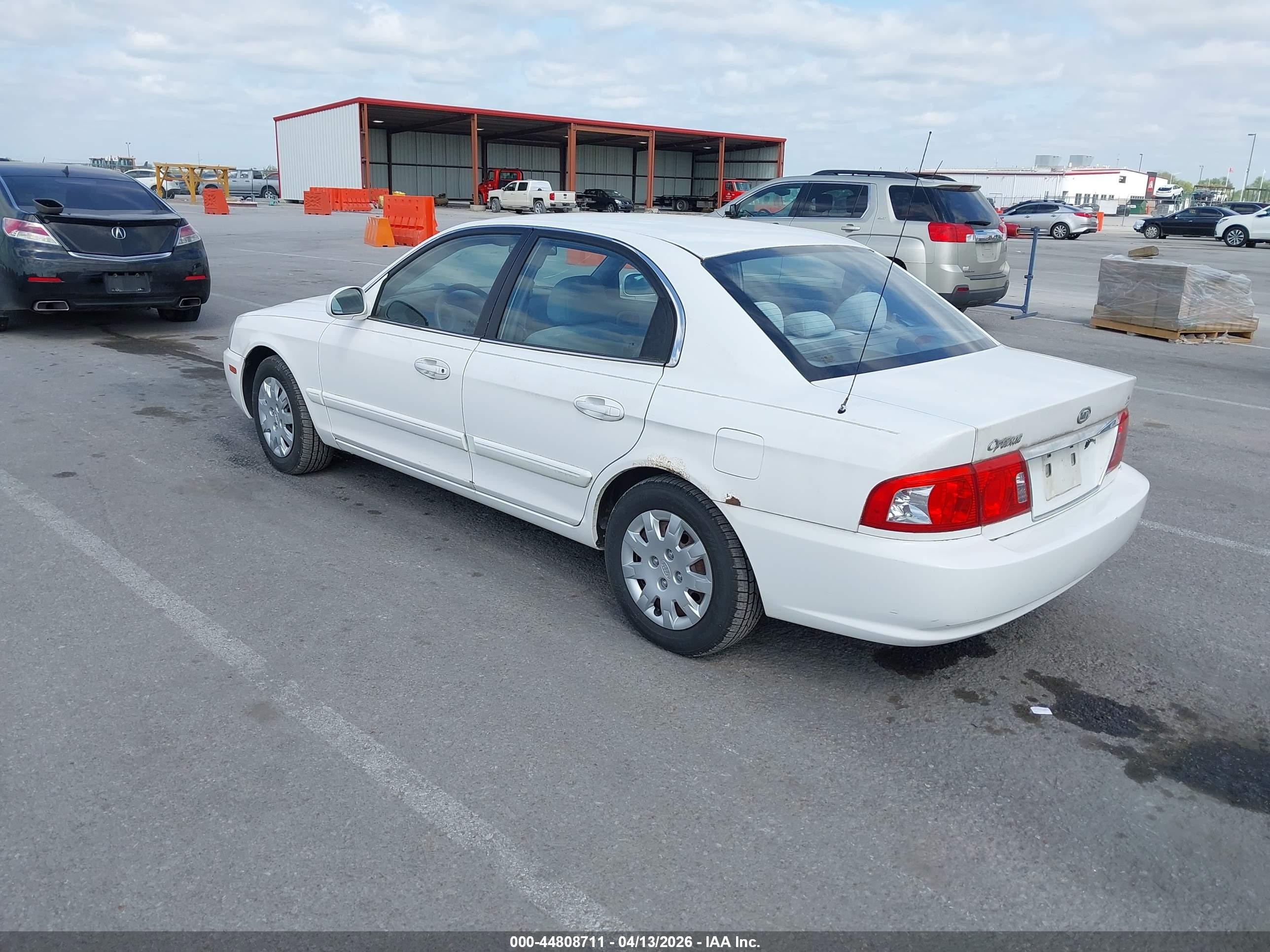 2004 Kia Optima Ex/lx White vin: KNAGD126145308990
