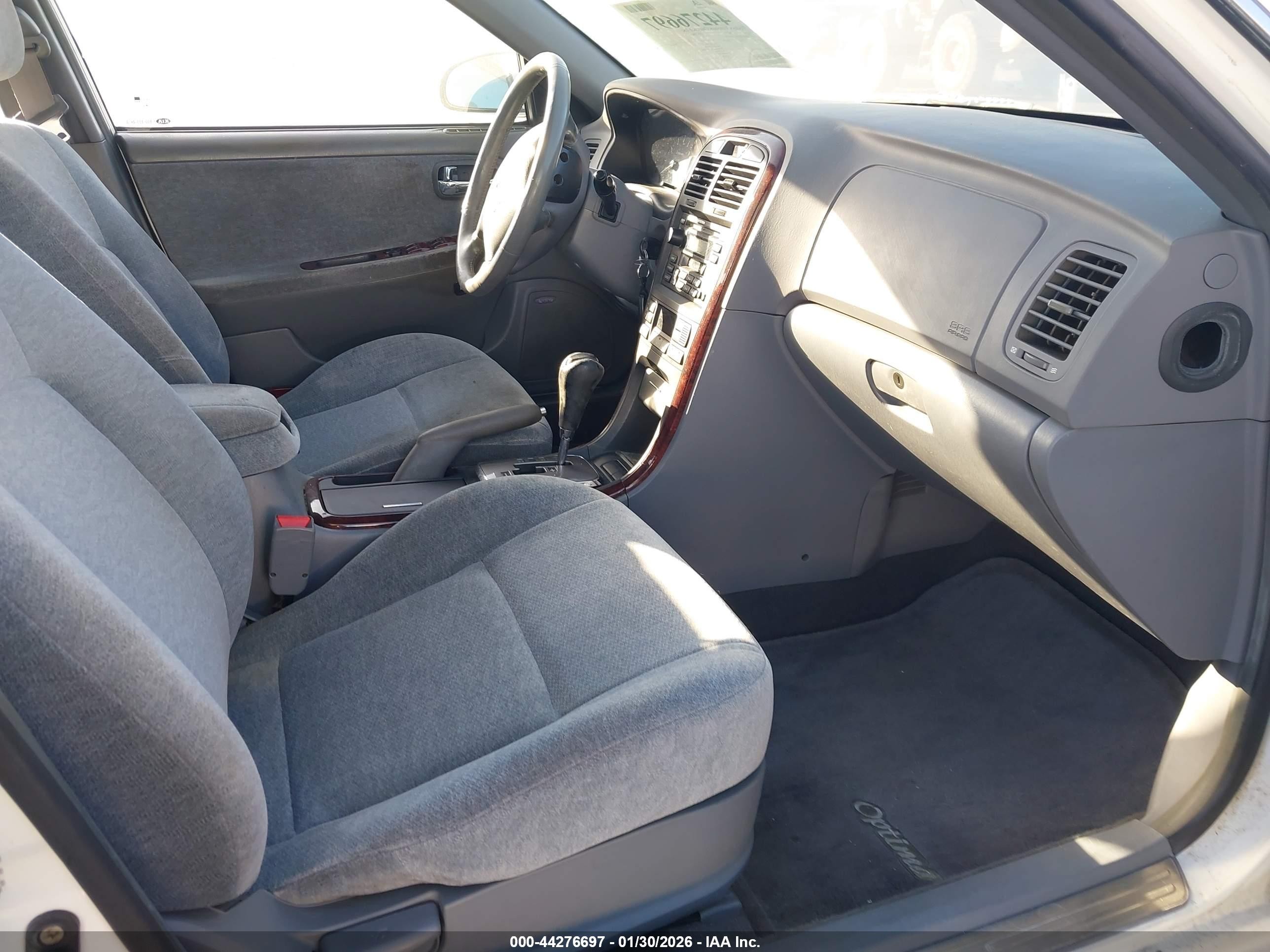 2004 Kia Optima Ex/lx White vin: KNAGD126145311579
