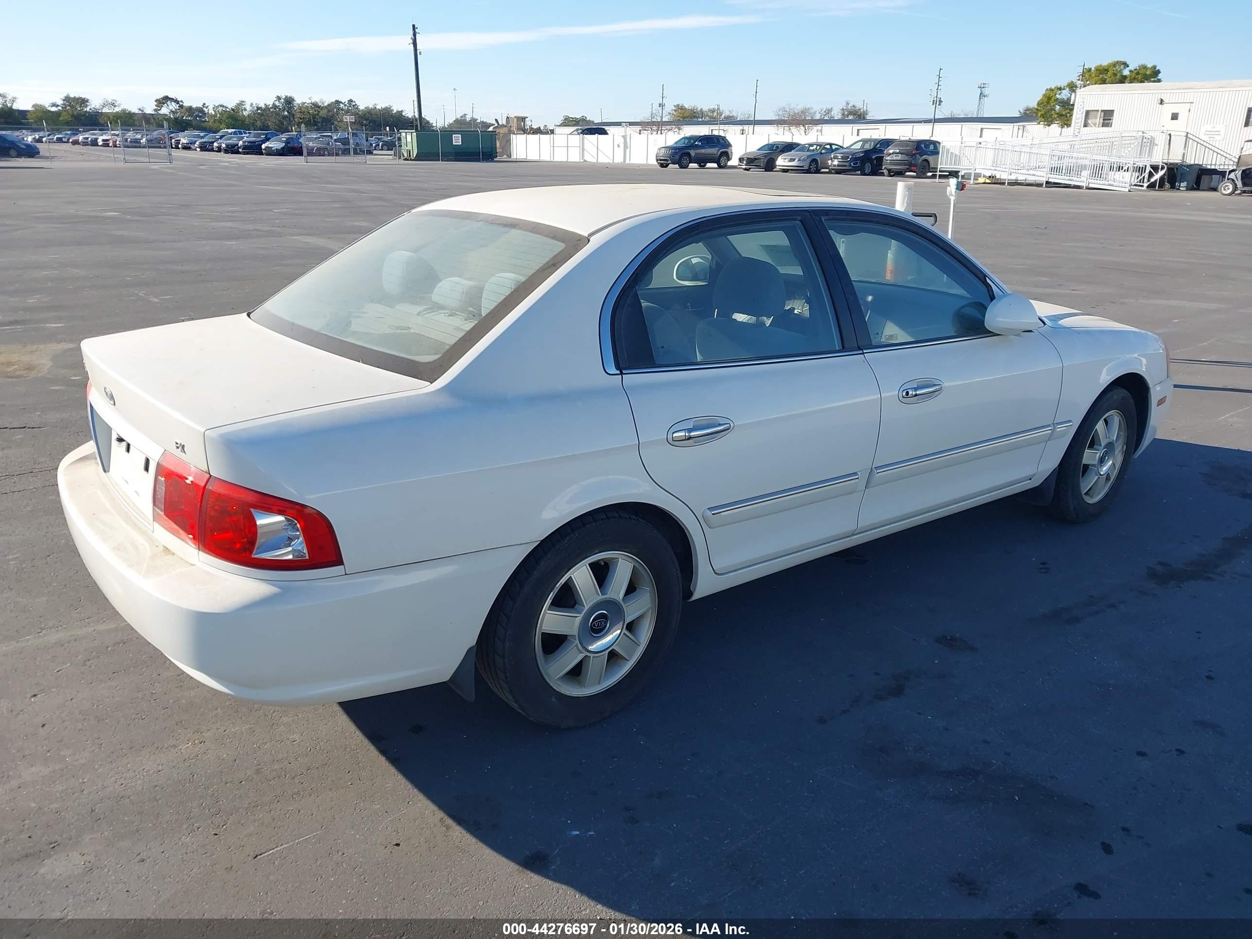 2004 Kia Optima Ex/lx White vin: KNAGD126145311579
