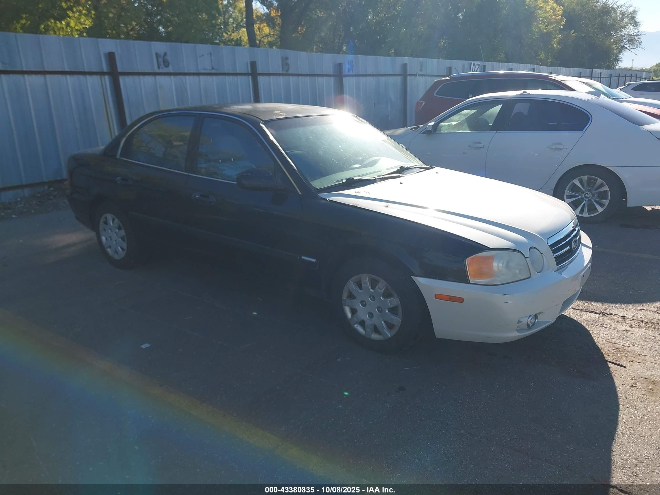 2004 Kia Optima Ex/lx Черный vin: KNAGD126145336238