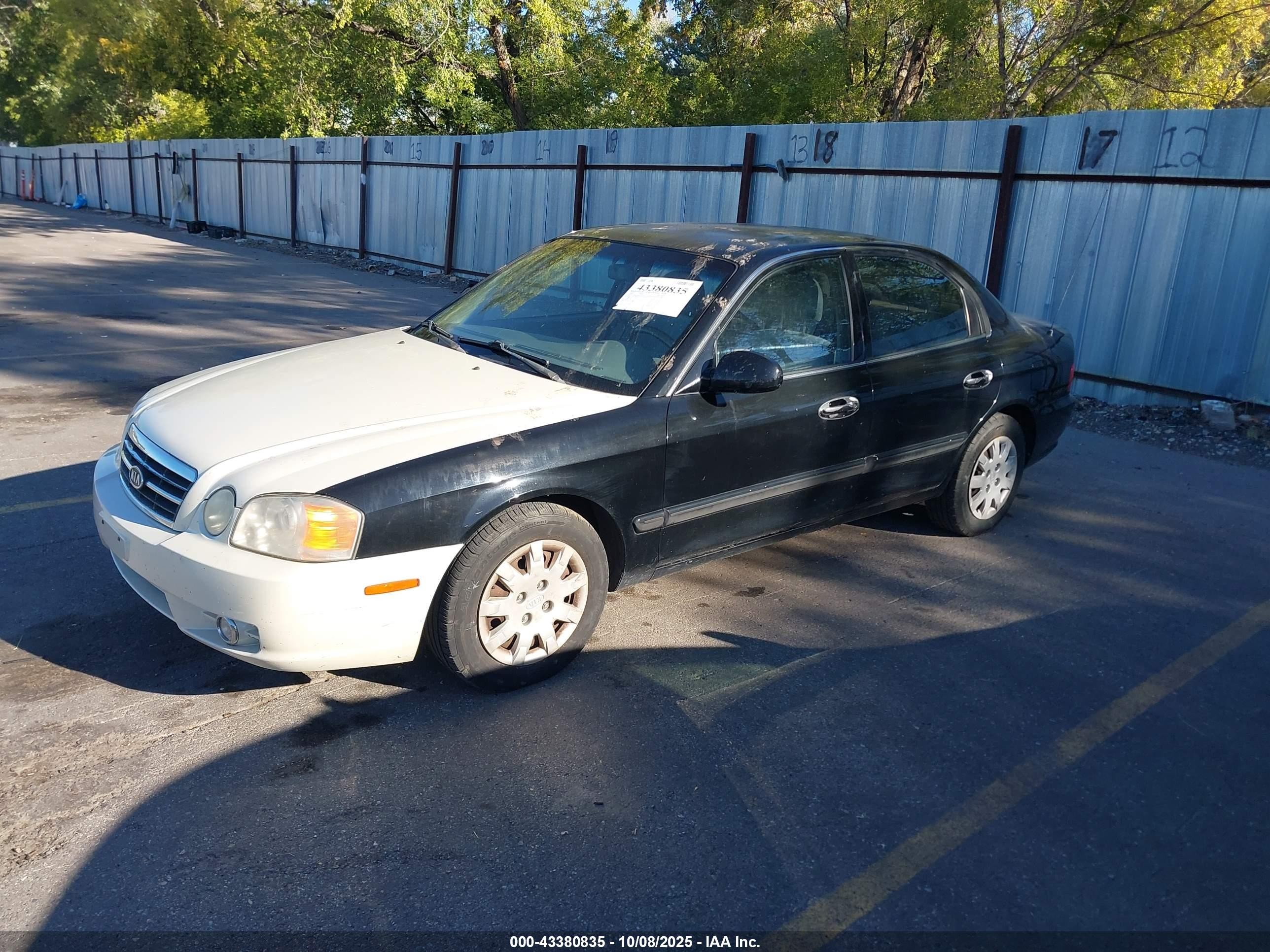 2004 Kia Optima Ex/lx Черный vin: KNAGD126145336238