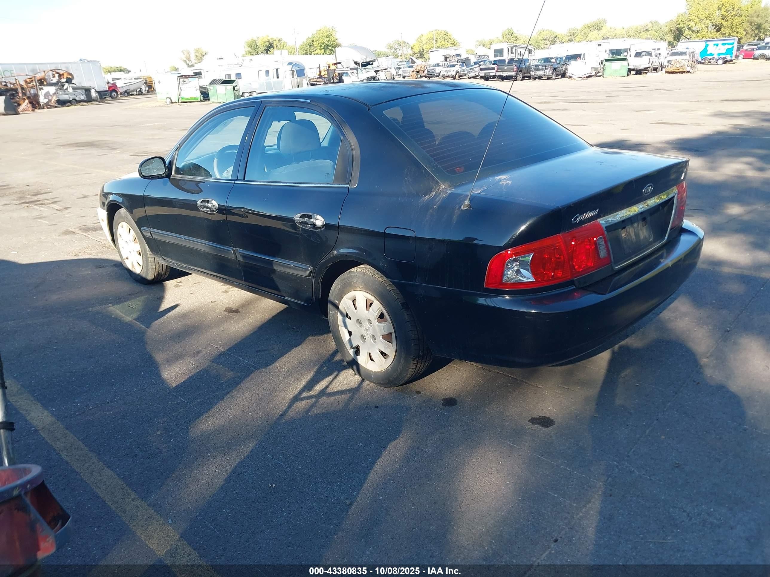 2004 Kia Optima Ex/lx Черный vin: KNAGD126145336238