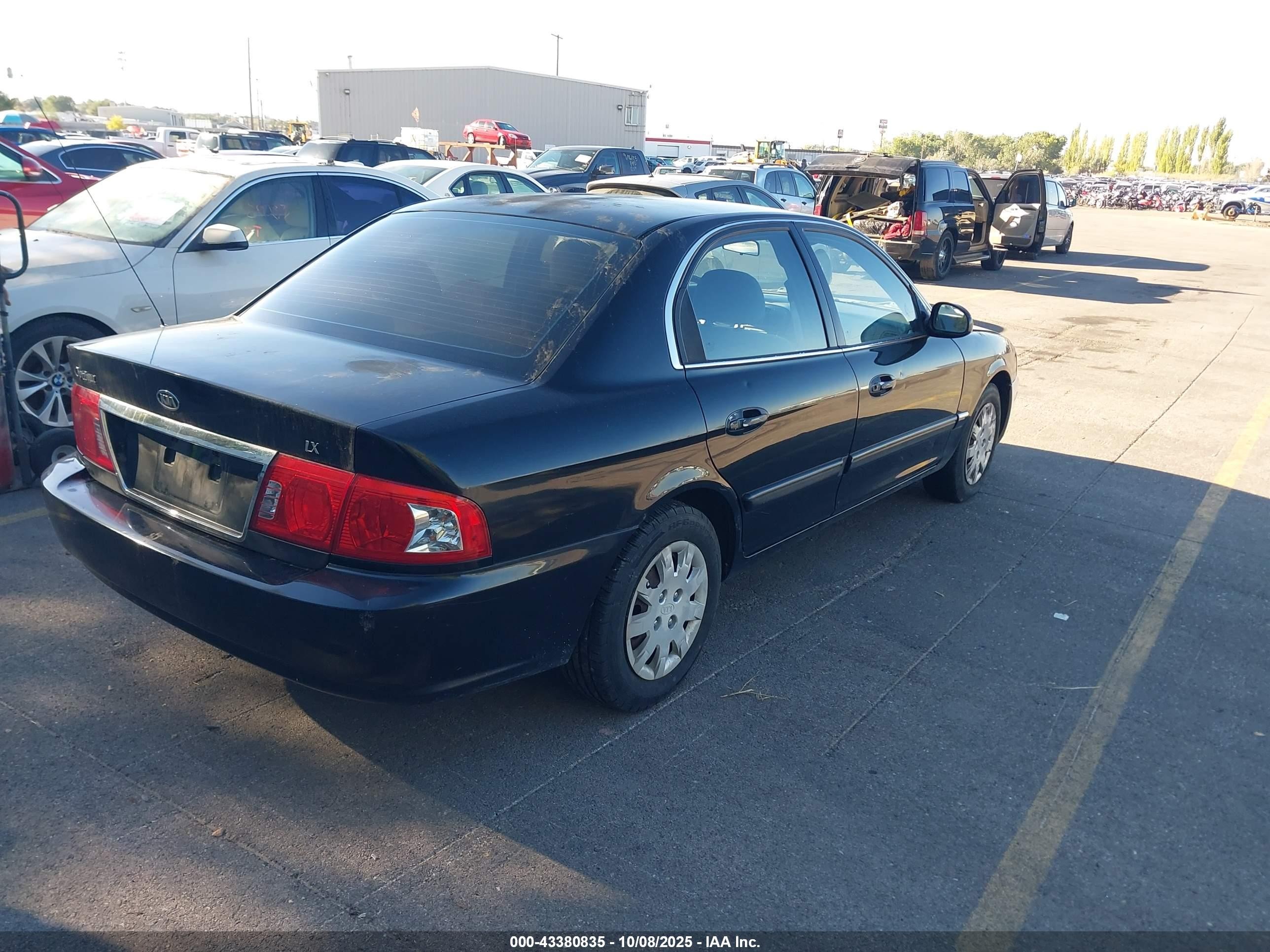 2004 Kia Optima Ex/lx Черный vin: KNAGD126145336238