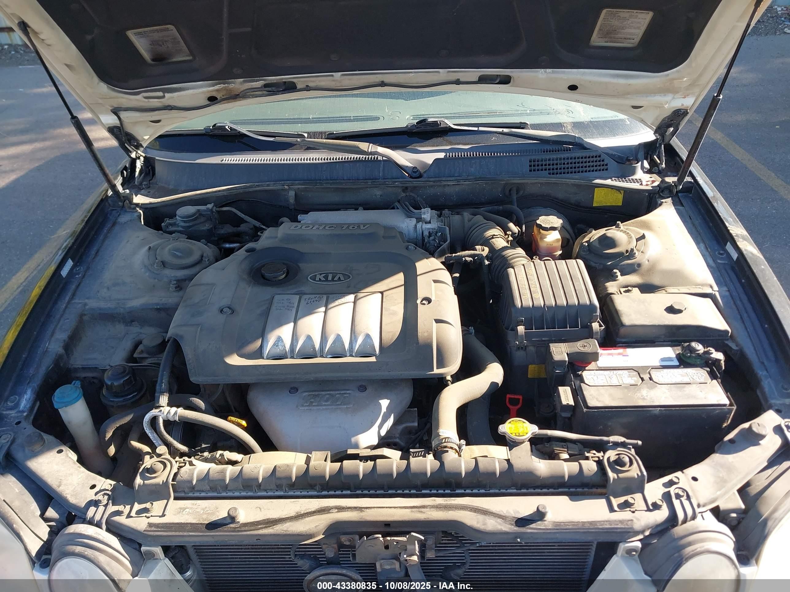 2004 Kia Optima Ex/lx Черный vin: KNAGD126145336238