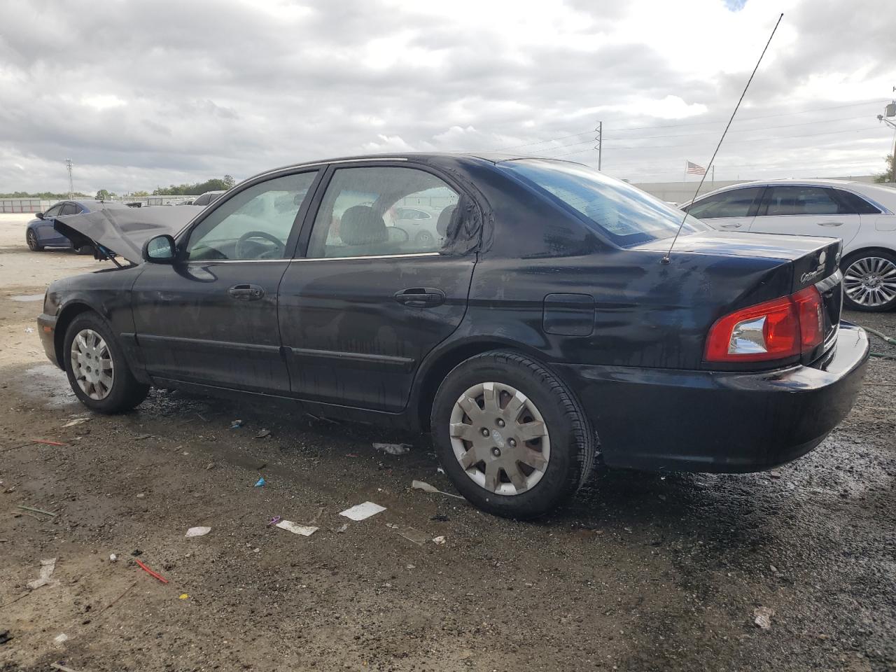 2005 Kia Optima Lx Black vin: KNAGD126155433036