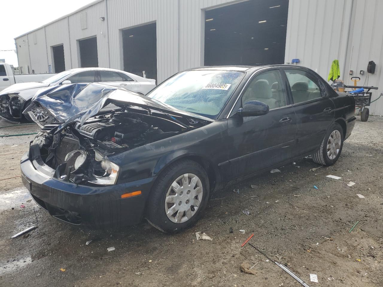 2005 Kia Optima Lx Черный vin: KNAGD126155433036