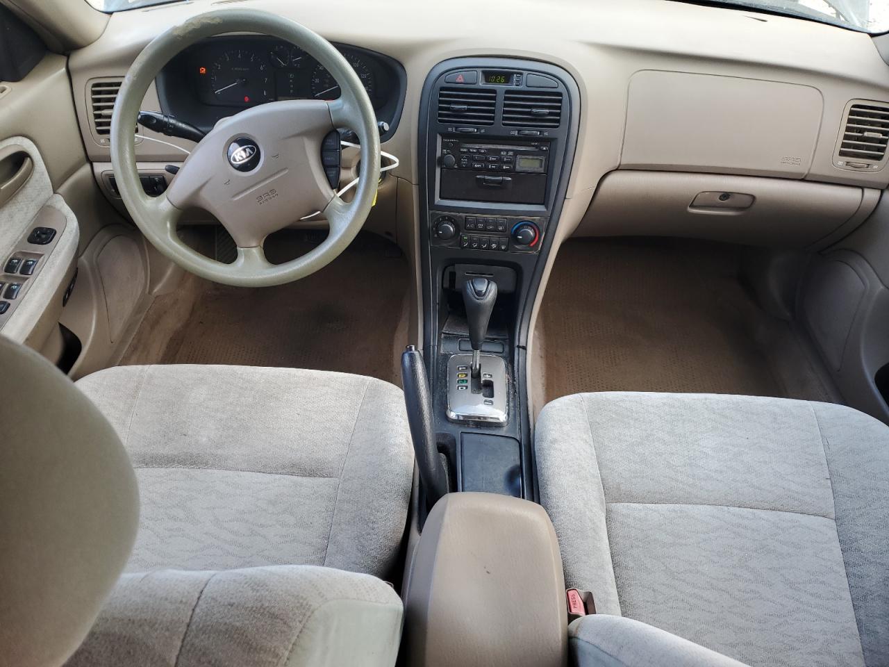 2005 Kia Optima Lx Black vin: KNAGD126155433036