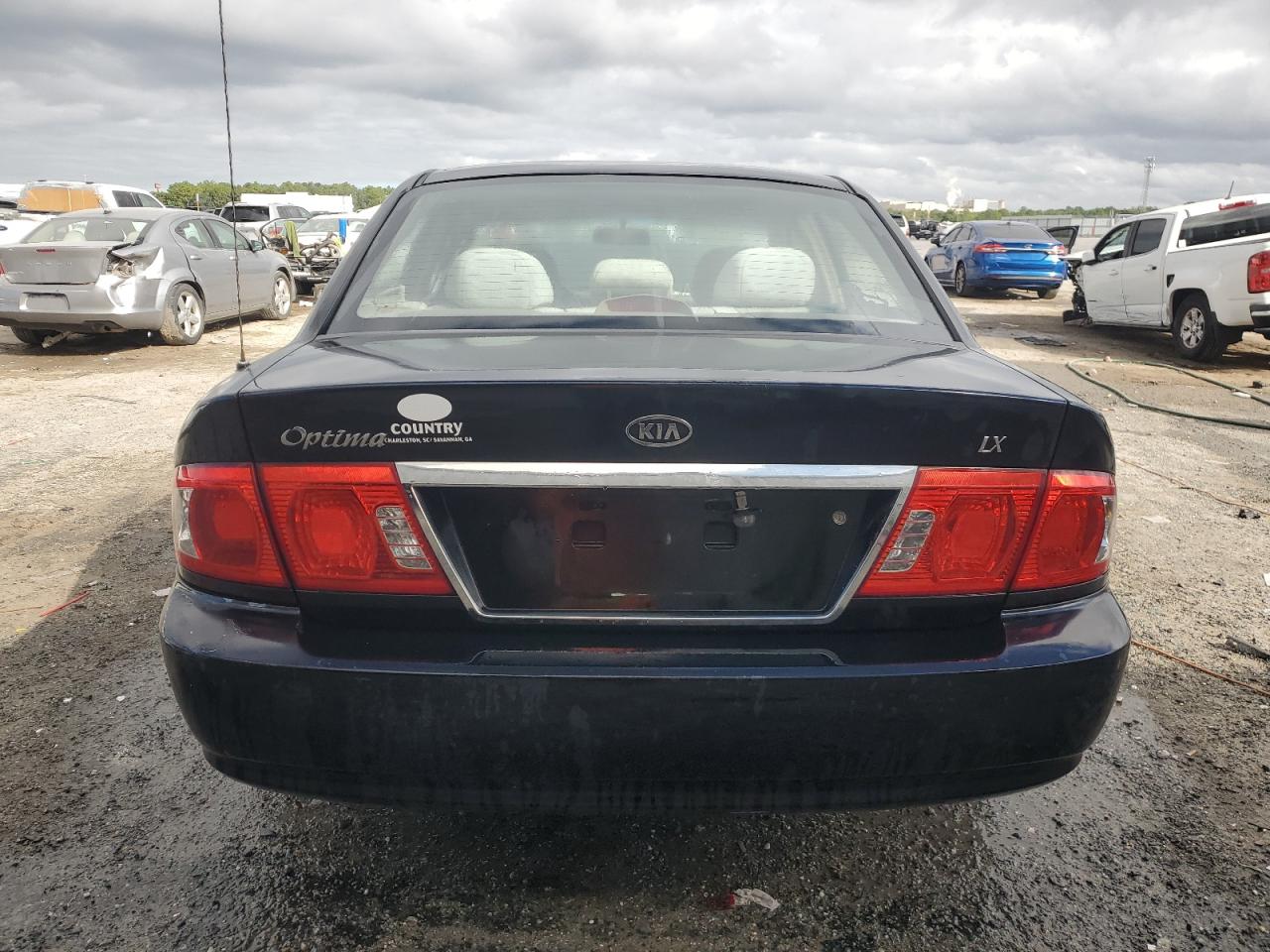 2005 Kia Optima Lx Black vin: KNAGD126155433036