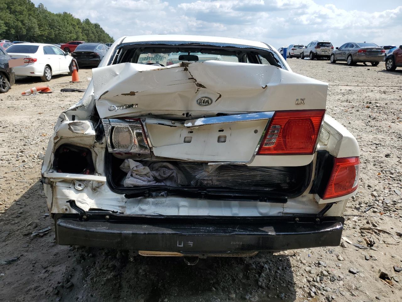 2004 Kia Optima Lx Белый vin: KNAGD126245258259