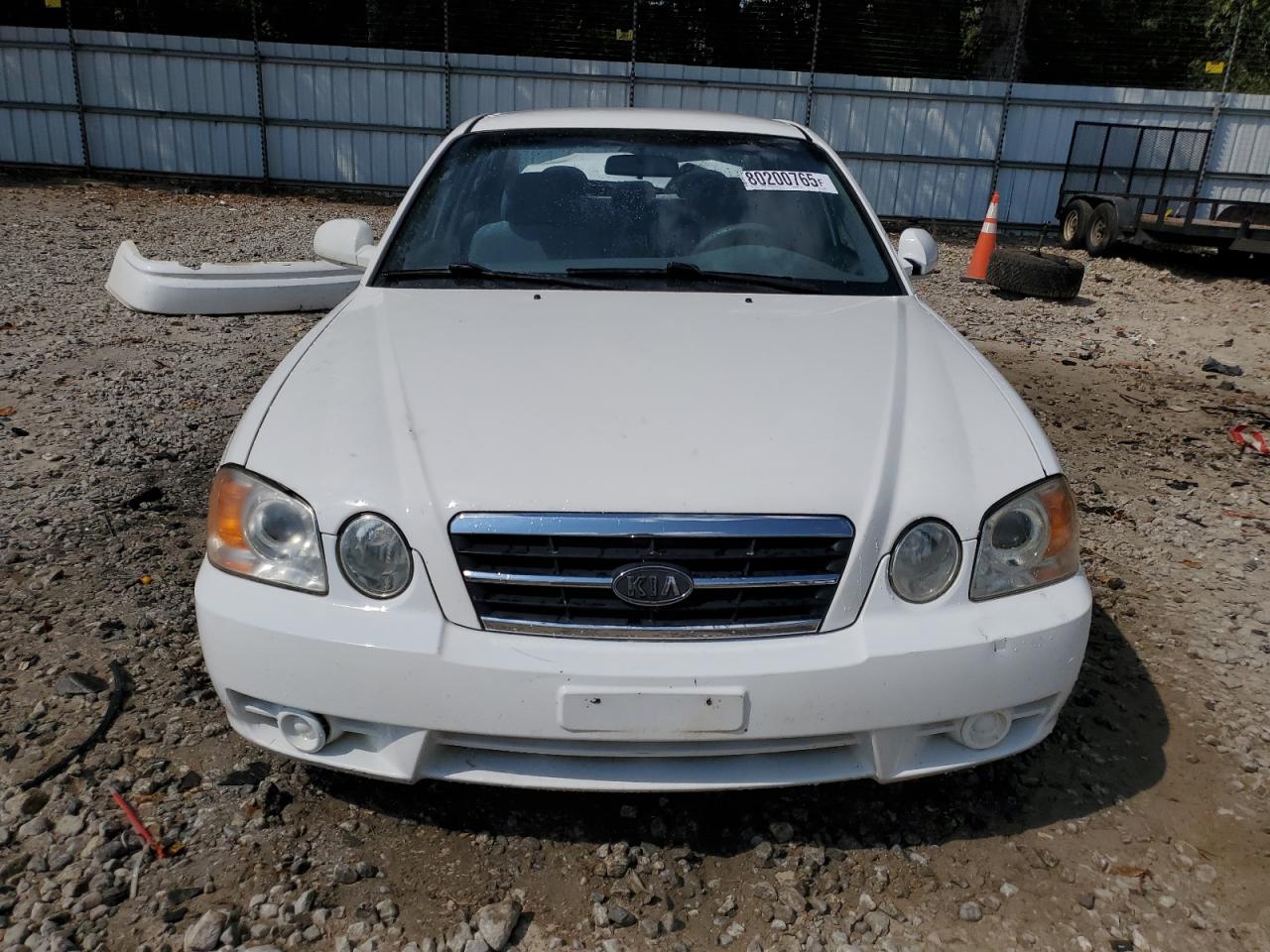 2004 Kia Optima Lx Белый vin: KNAGD126245258259
