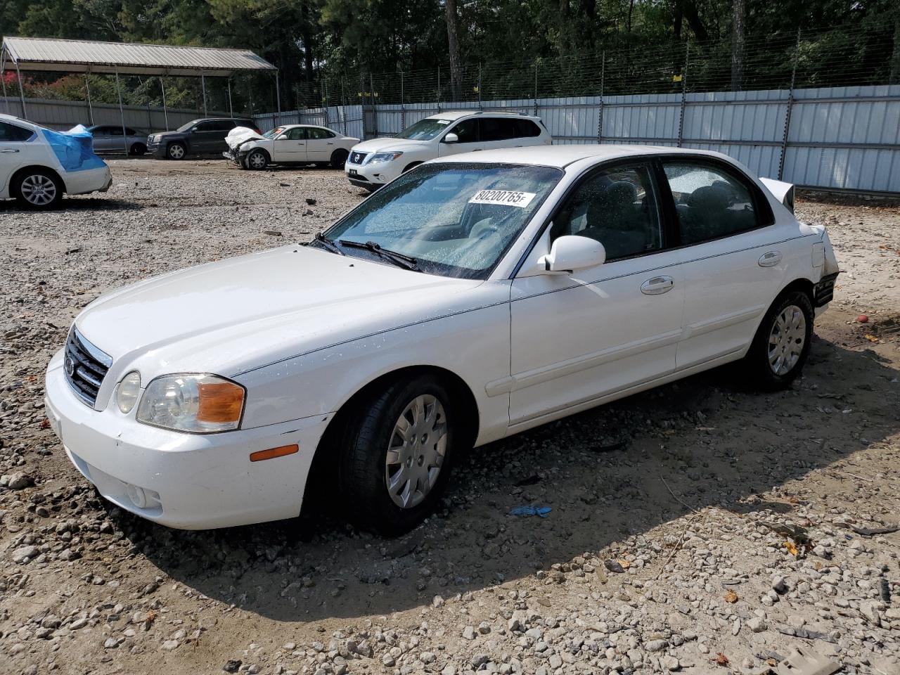 2004 Kia Optima Lx Белый vin: KNAGD126245258259