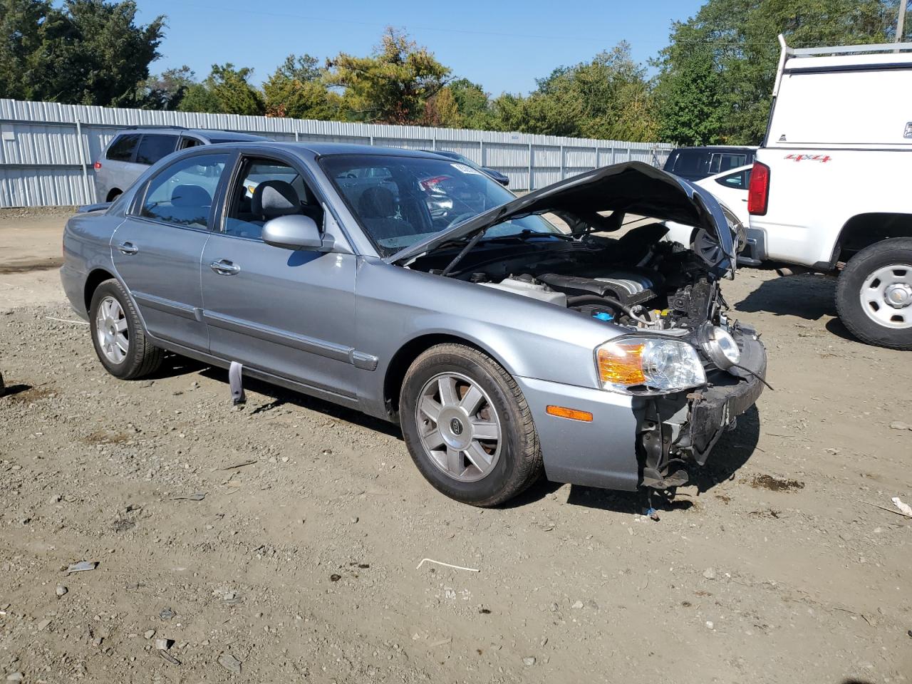 2004 Kia Optima Lx Синий vin: KNAGD126245270993