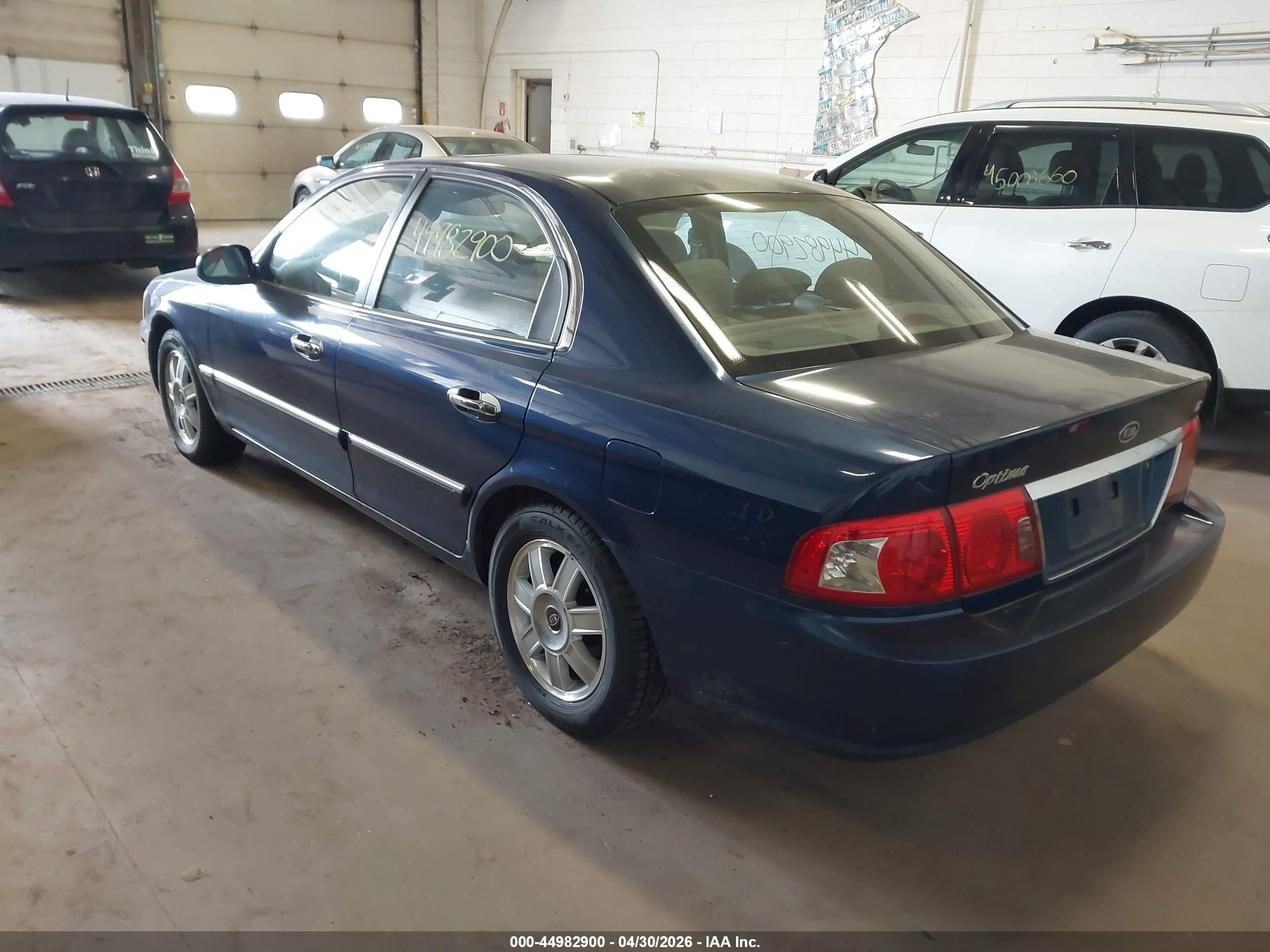 2004 Kia Optima Ex/lx Gray vin: KNAGD126245285610