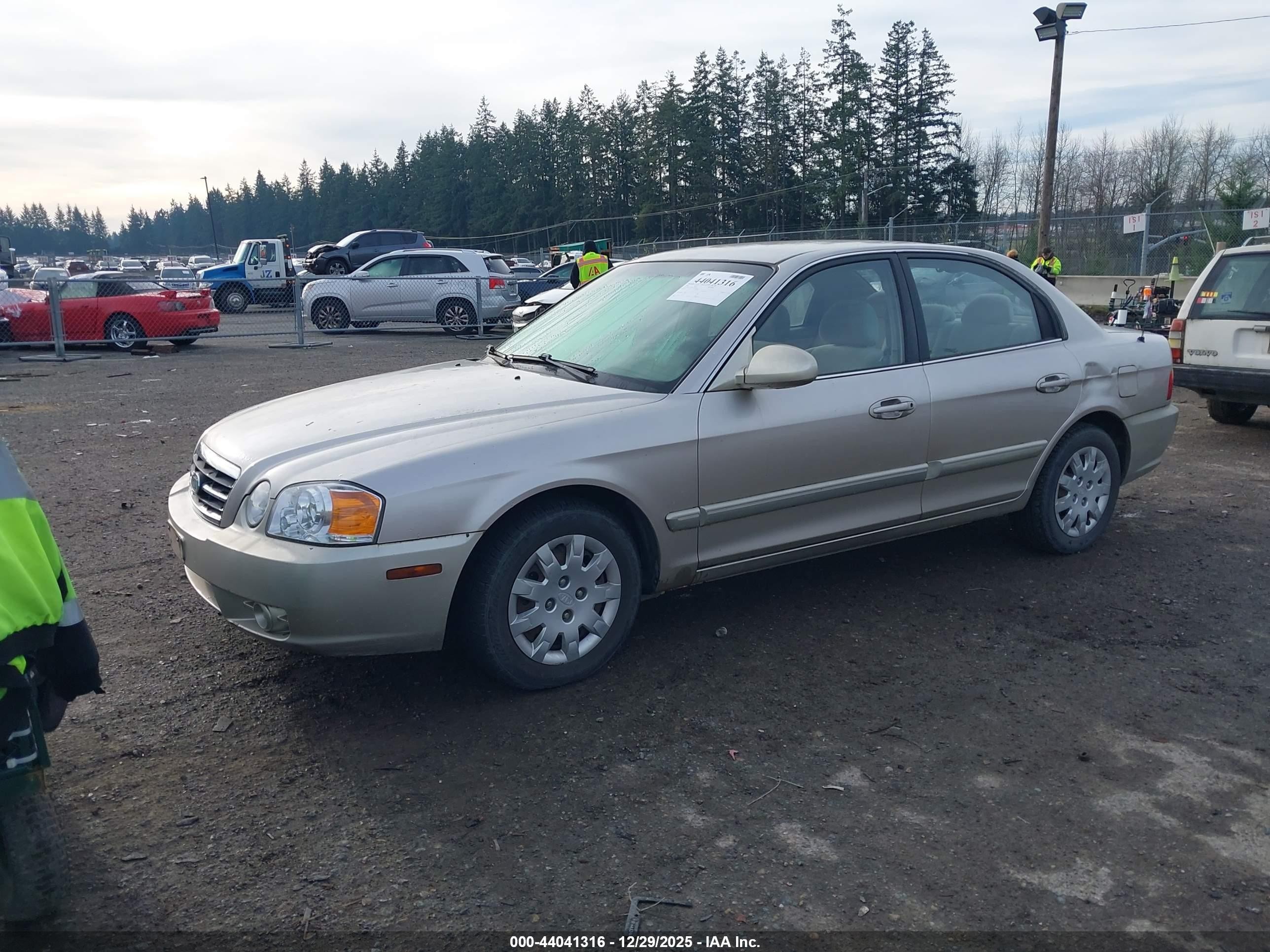 2004 Kia Optima Ex/lx Dark Brown vin: KNAGD126345327864