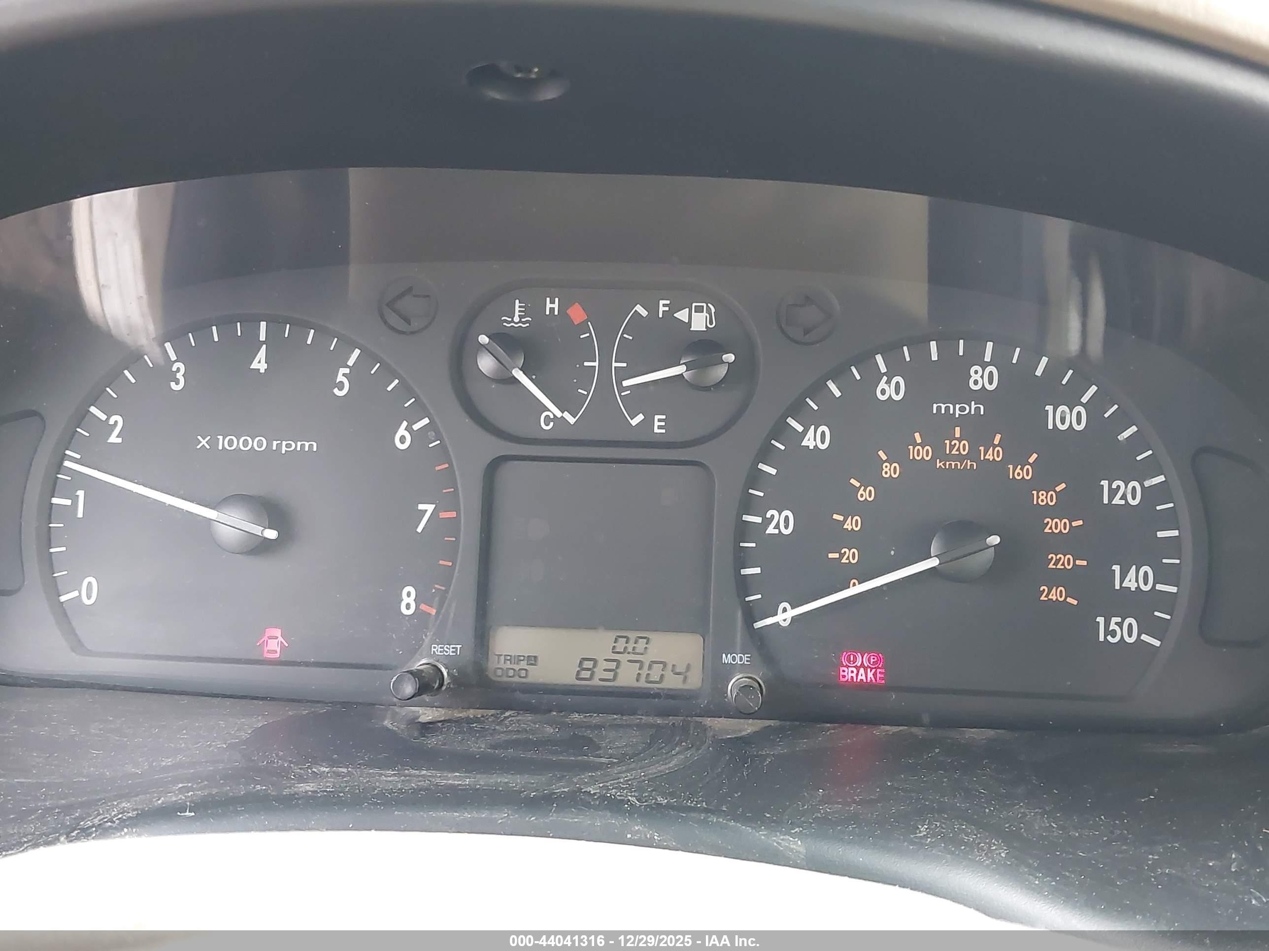 2004 Kia Optima Ex/lx Dark Brown vin: KNAGD126345327864