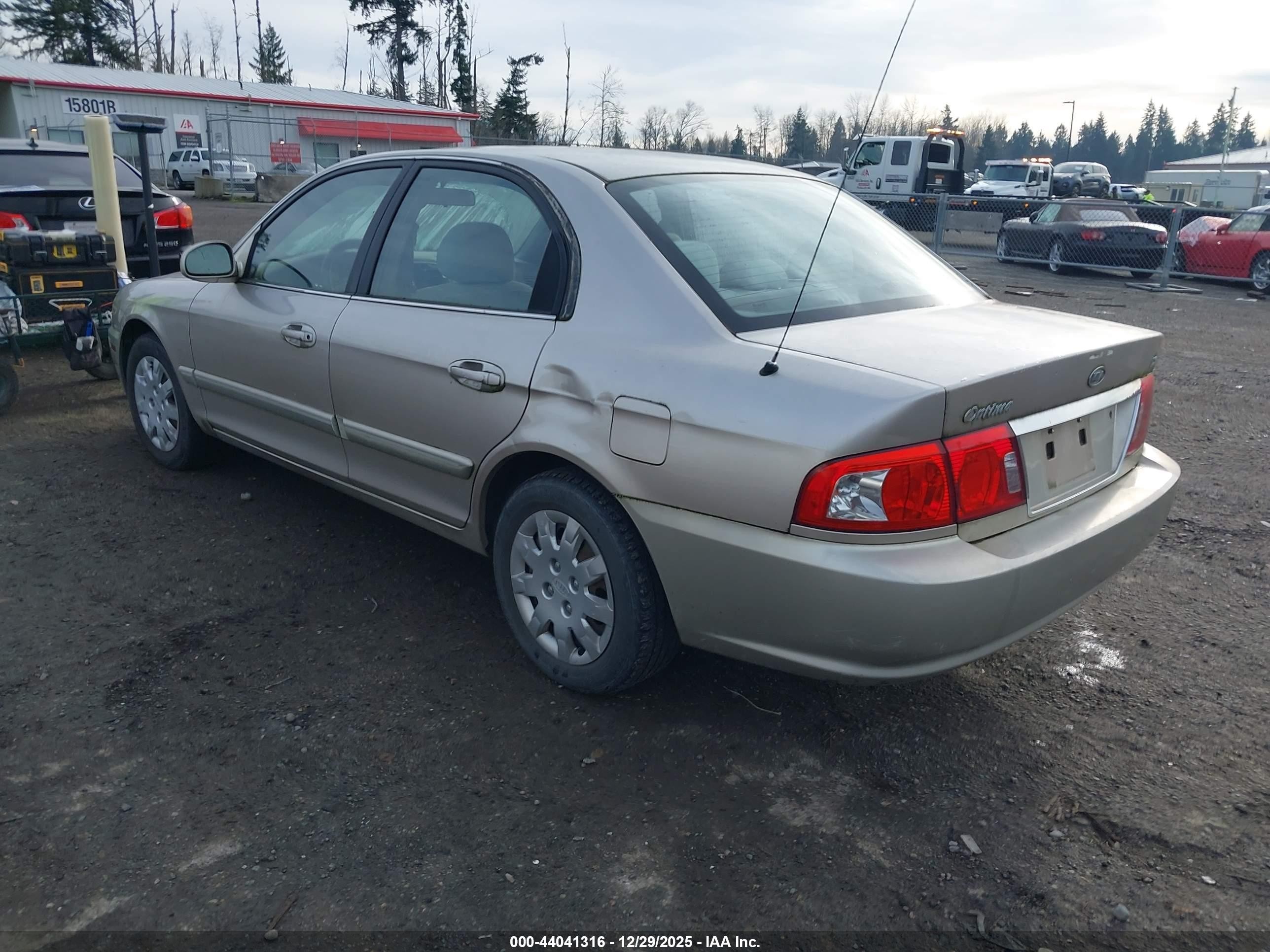 2004 Kia Optima Ex/lx Dark Brown vin: KNAGD126345327864