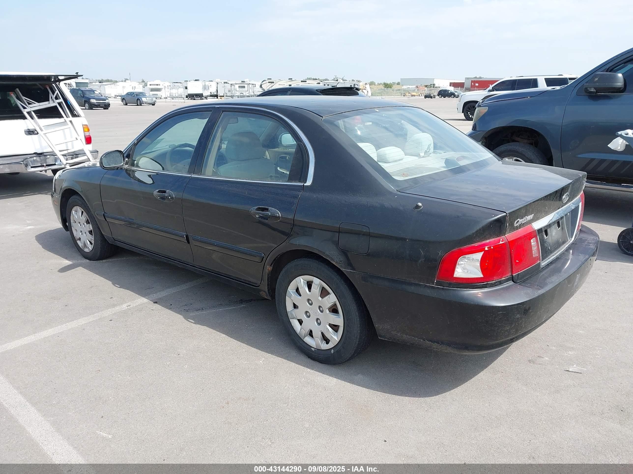 2004 Kia Optima Ex/lx Black vin: KNAGD126345336239