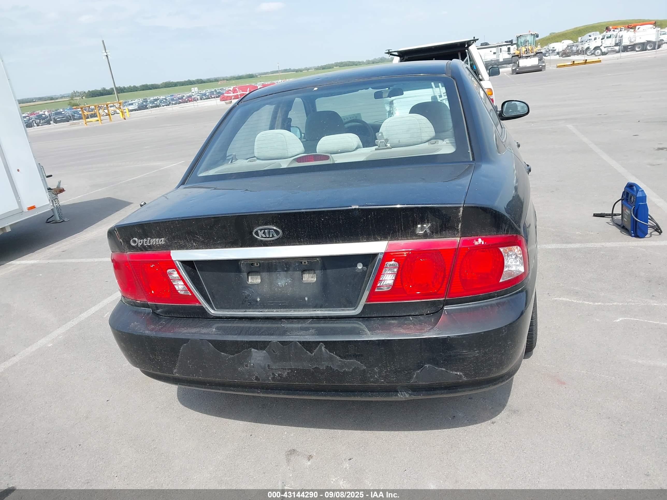 2004 Kia Optima Ex/lx Black vin: KNAGD126345336239
