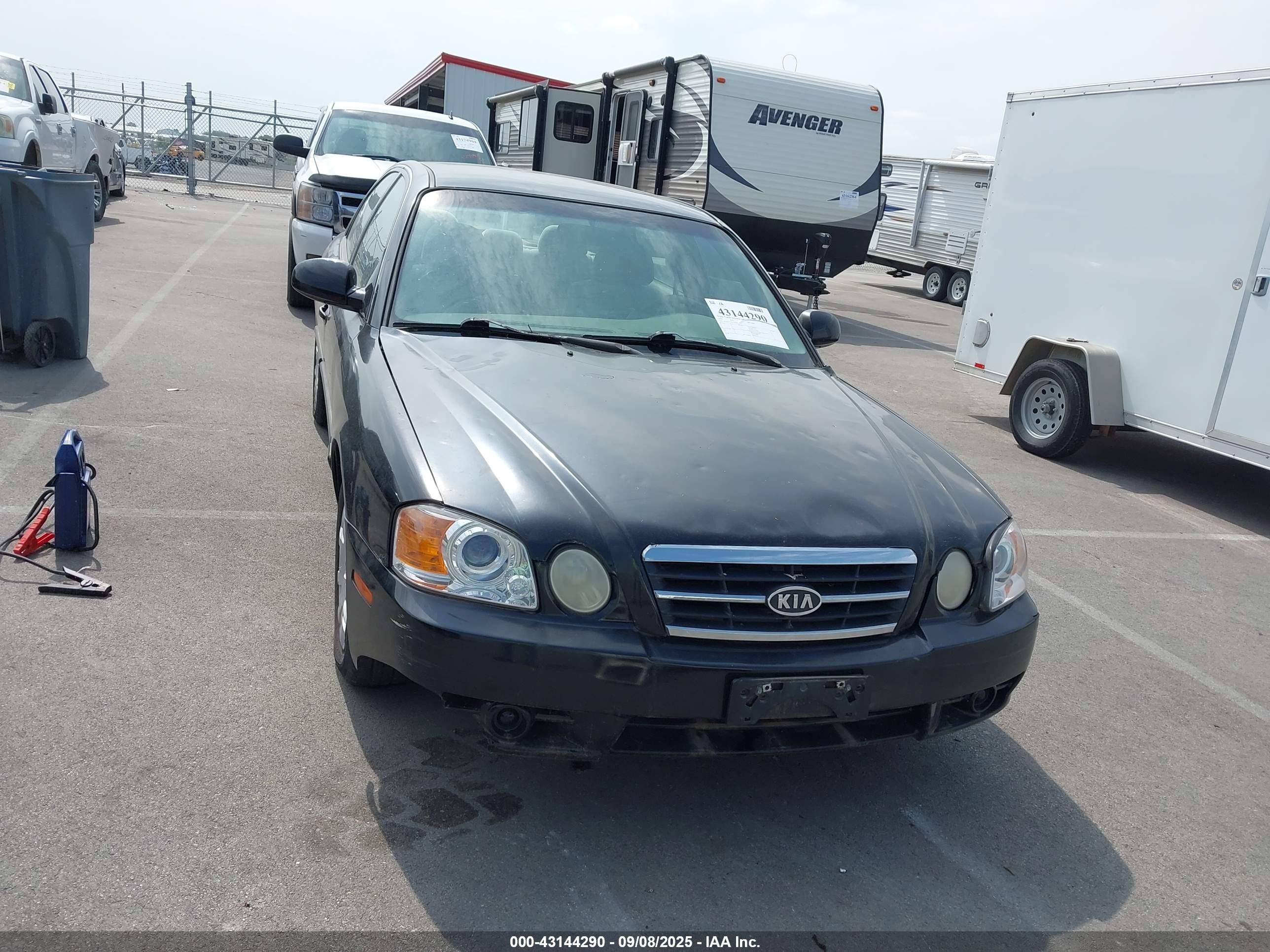 2004 Kia Optima Ex/lx Black vin: KNAGD126345336239