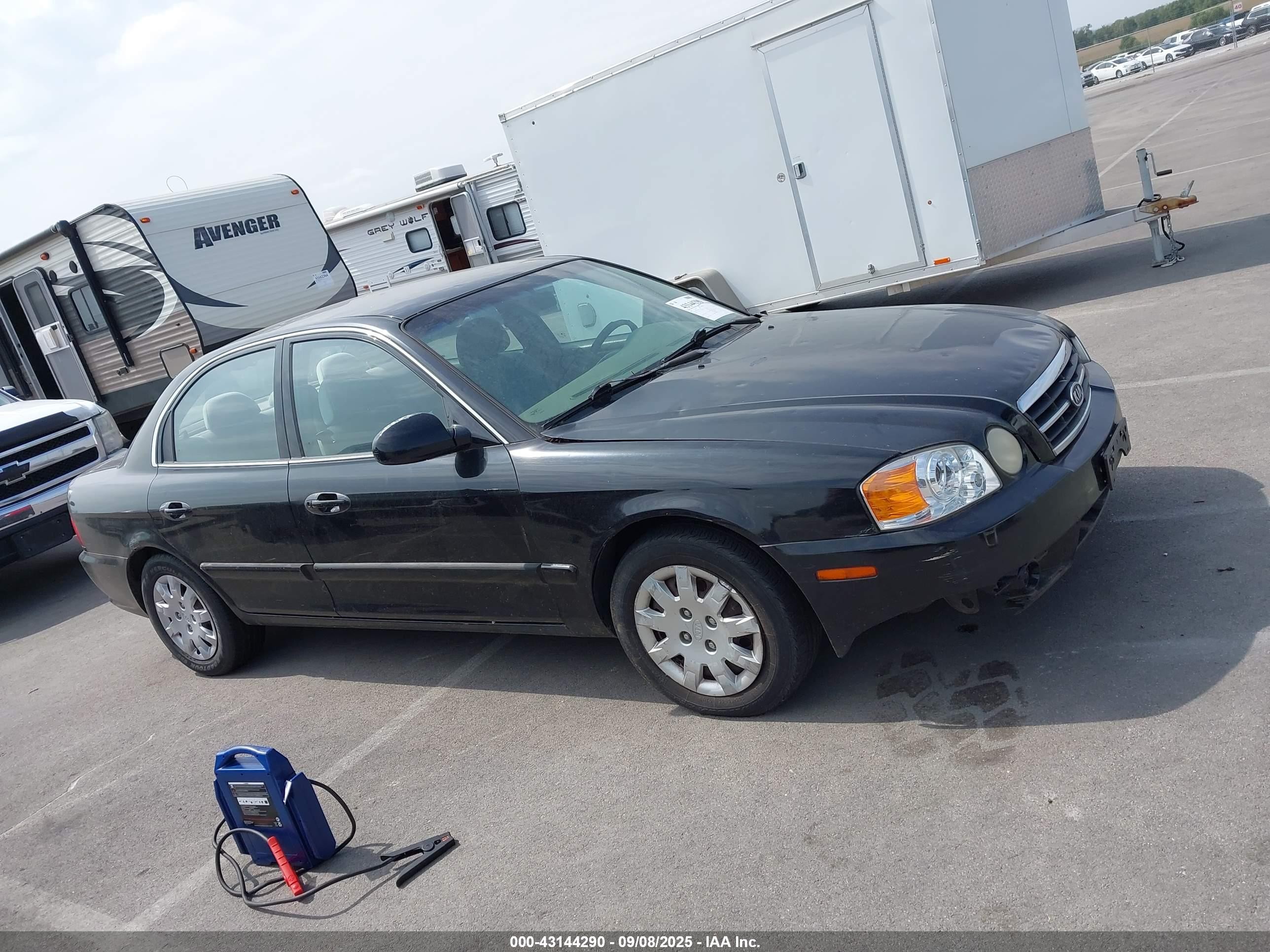 2004 Kia Optima Ex/lx Black vin: KNAGD126345336239
