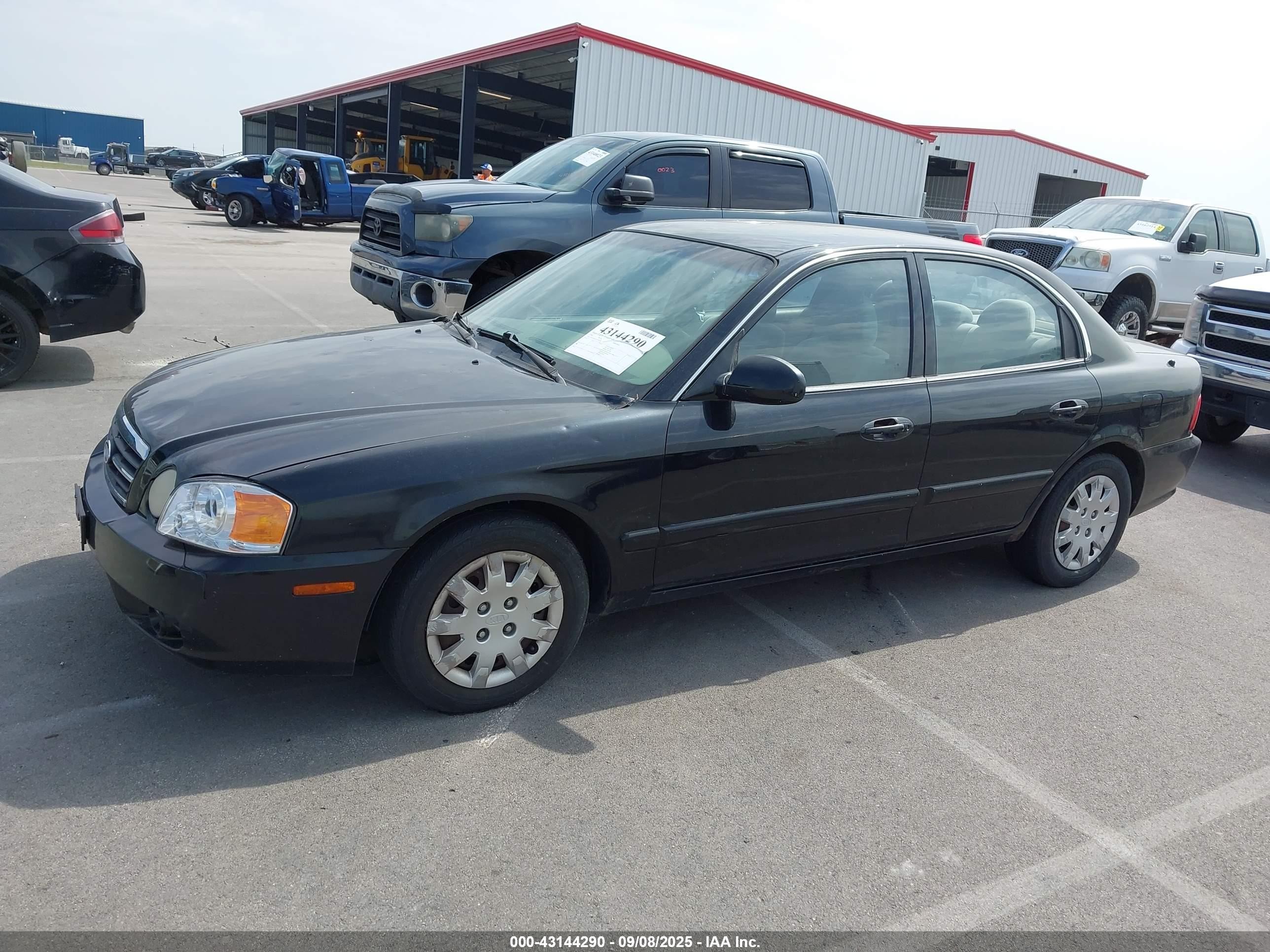 2004 Kia Optima Ex/lx Black vin: KNAGD126345336239