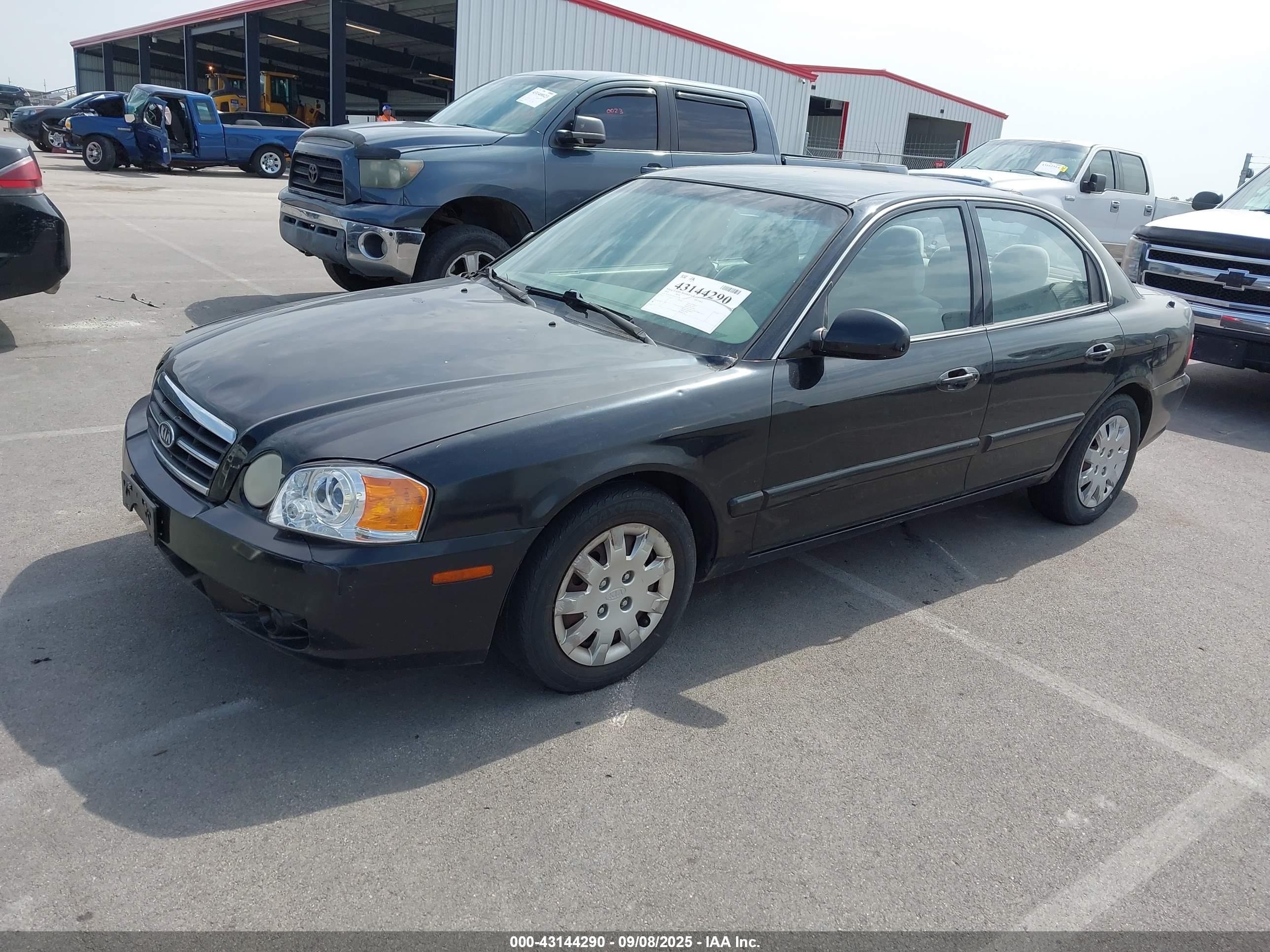 2004 Kia Optima Ex/lx Black vin: KNAGD126345336239