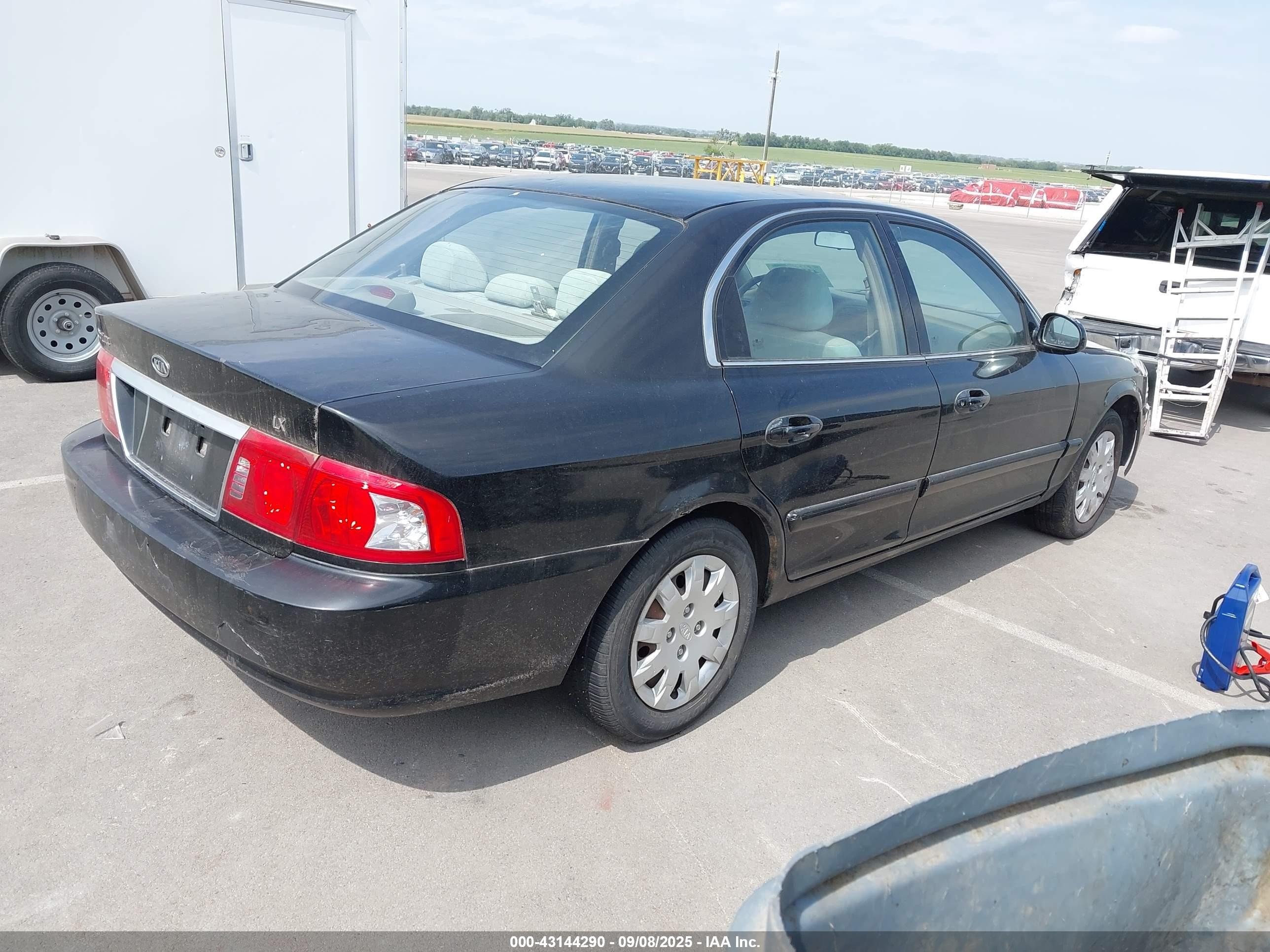 2004 Kia Optima Ex/lx Black vin: KNAGD126345336239
