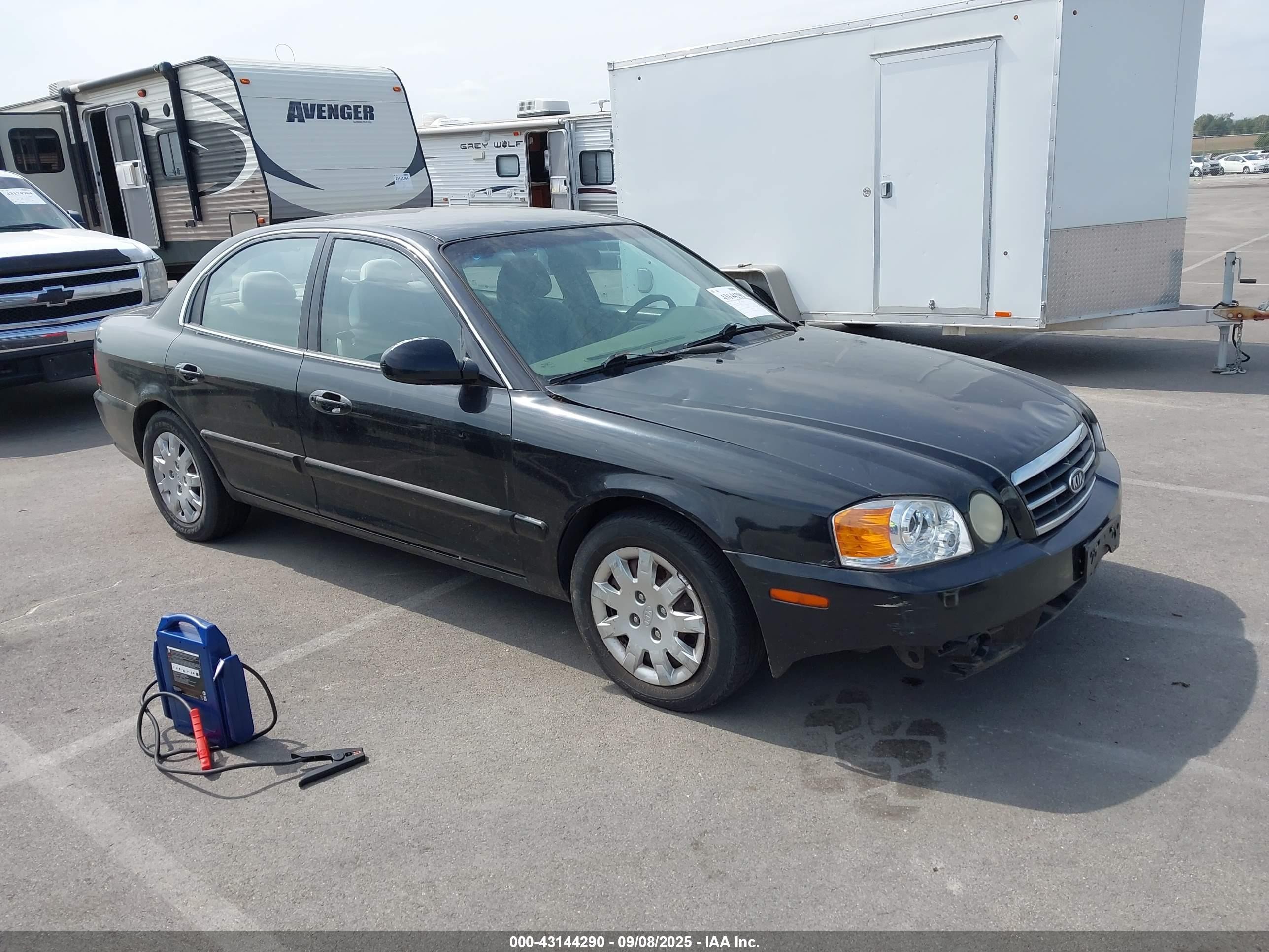 2004 Kia Optima Ex/lx Black vin: KNAGD126345336239